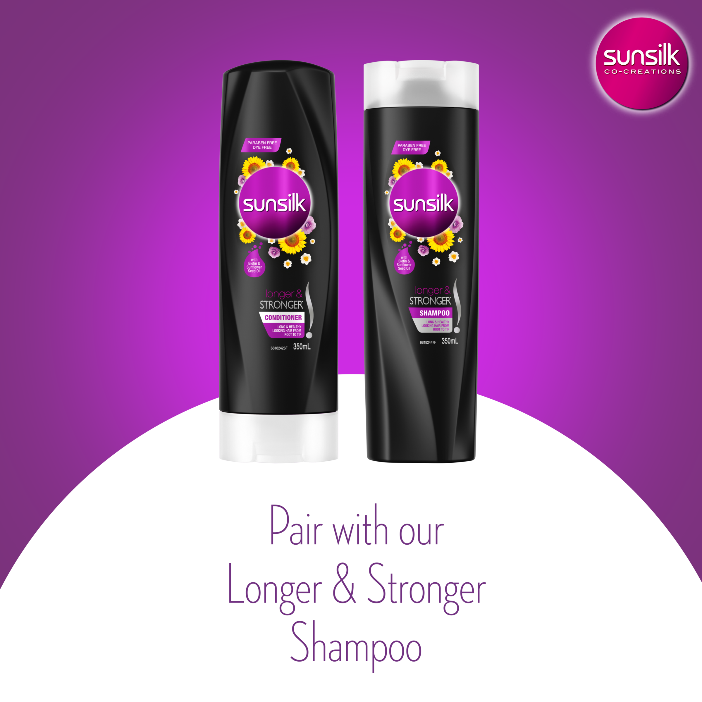 SUNSILK CONDITIONER LONGER & STRONGER 350ML - Image 6