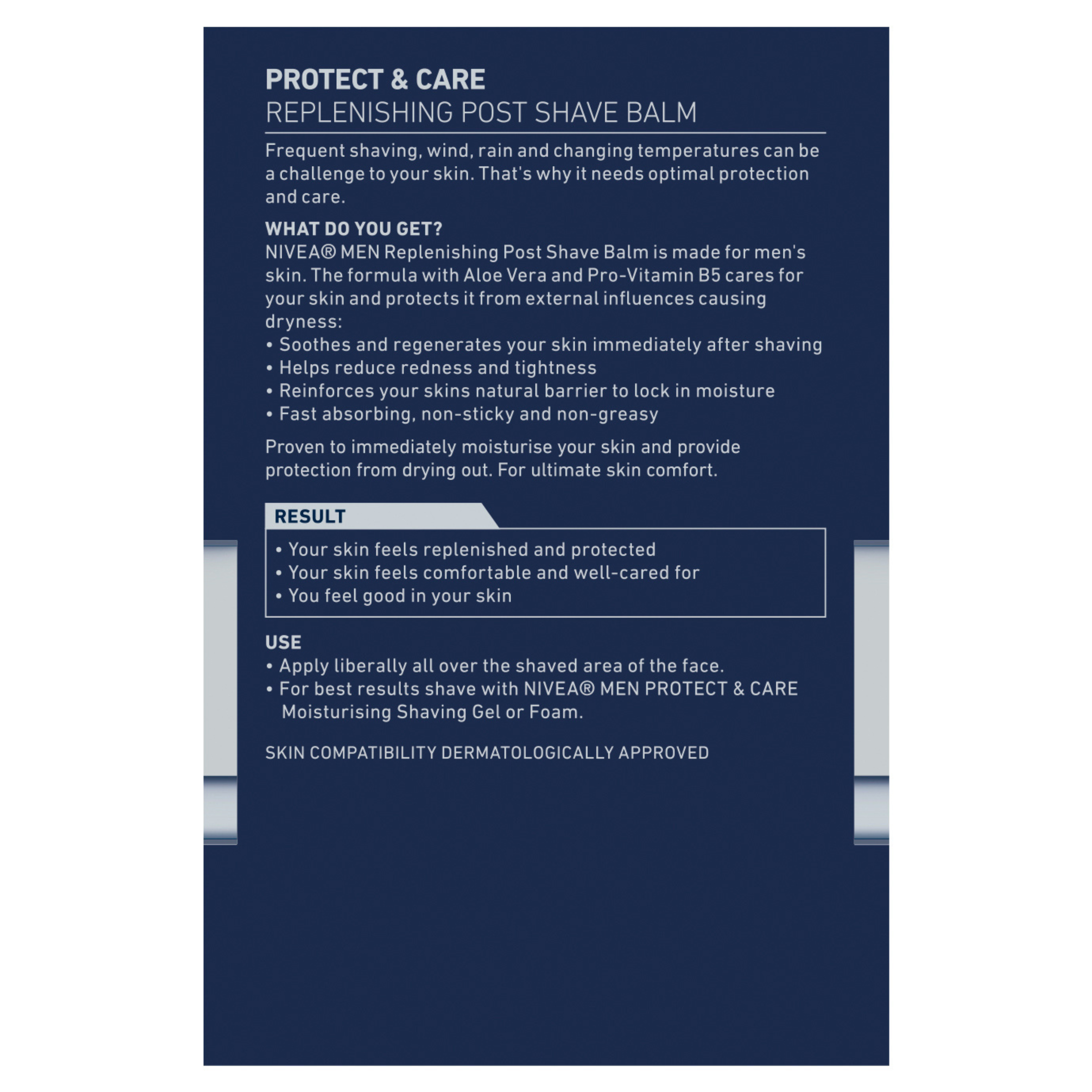 NIVEA MEN REPLENISHING POST SHAVE BALM 100ML - Image 2