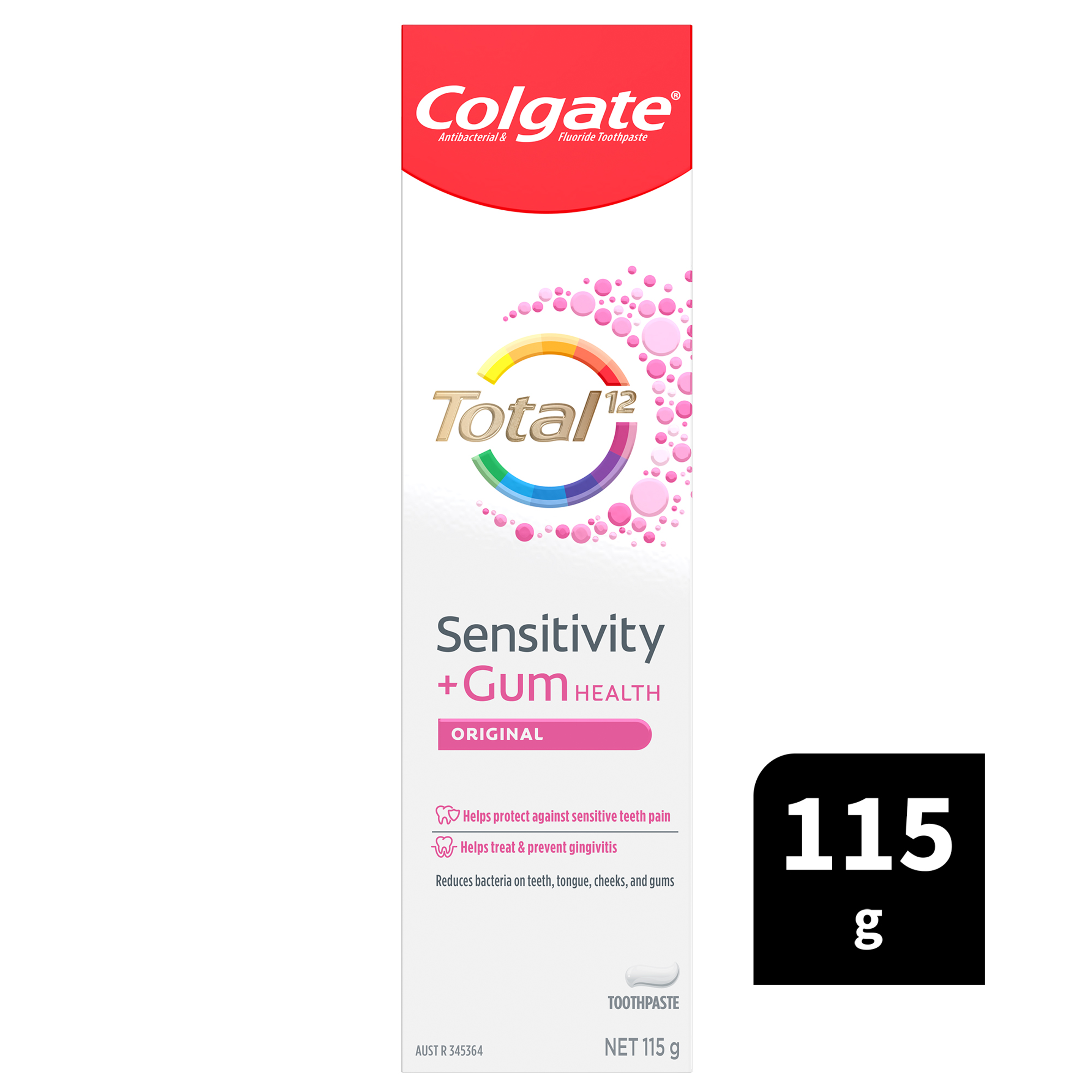 COLGATE TOOTHPASTE TOTAL SENSITIVITY + GUM ORIGINAL 115G - Image 11