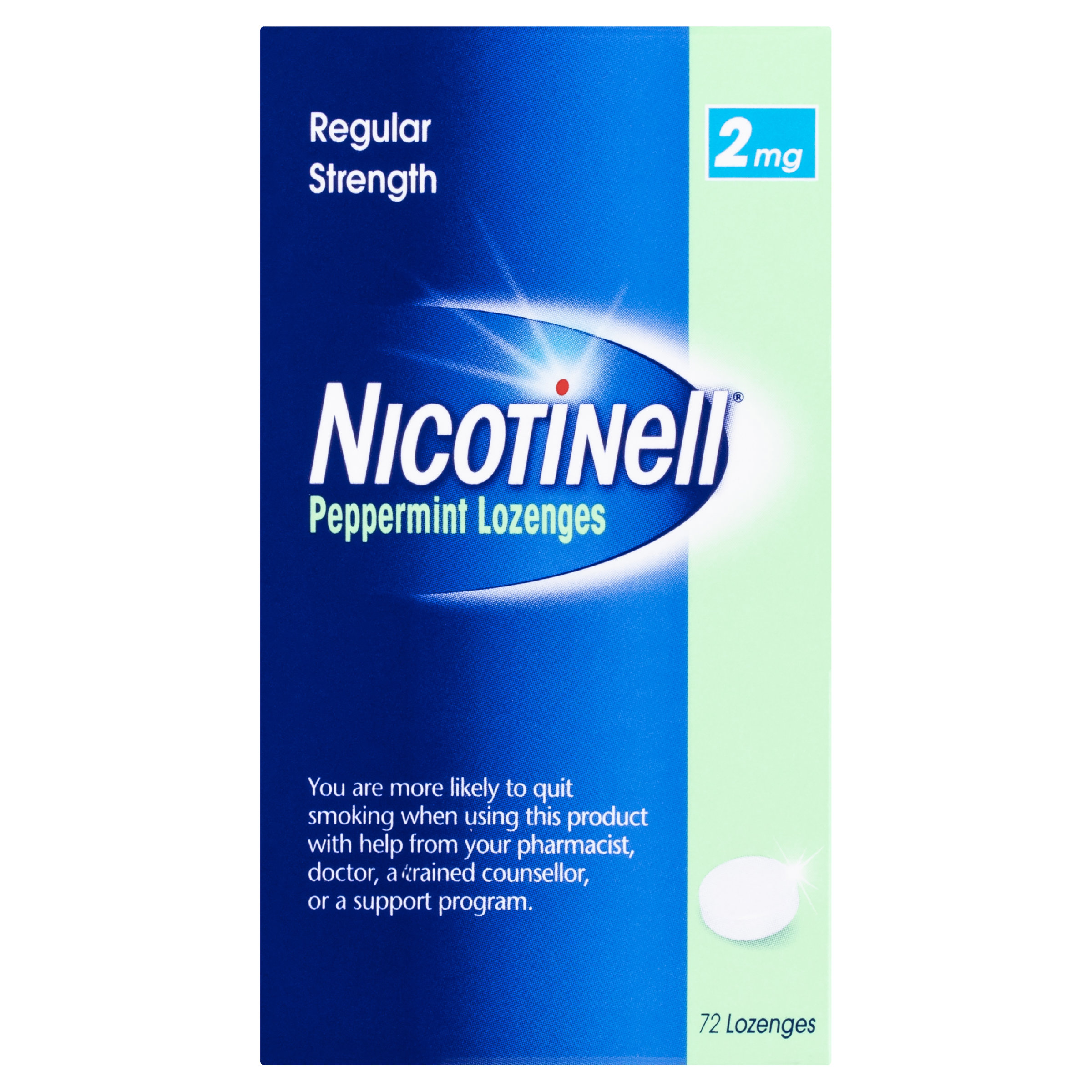 NICOTINELL MINT 2MG LOZENGES 72 PACK - Image 3