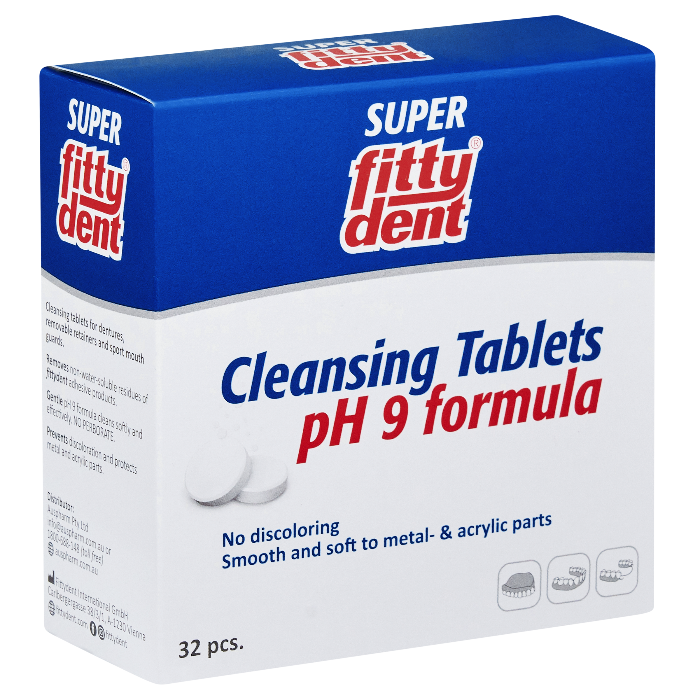 FITTYDENT DENTURE CLEANSER 36 TABLETS