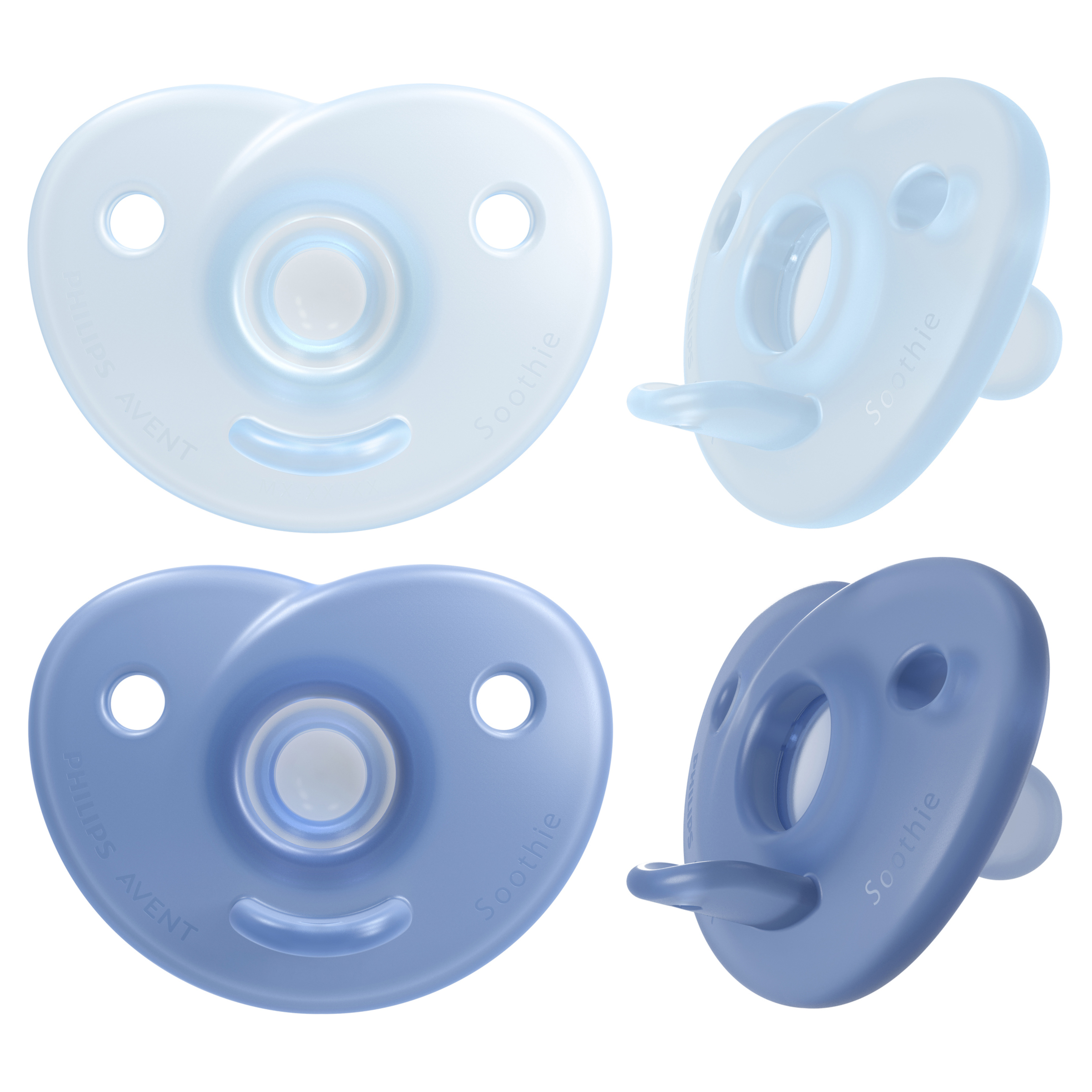 AVENT SOOTHIE SOOTHER NEWBORN 0-6MTHS BLUE 2 PACK - Image 4