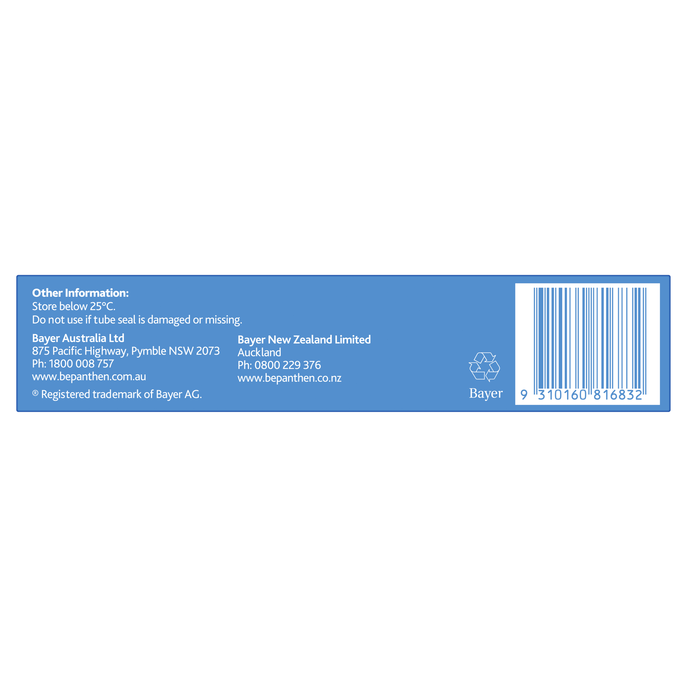 BEPANTHEN  ANTISEPTIC CREAM 100G - Image 5