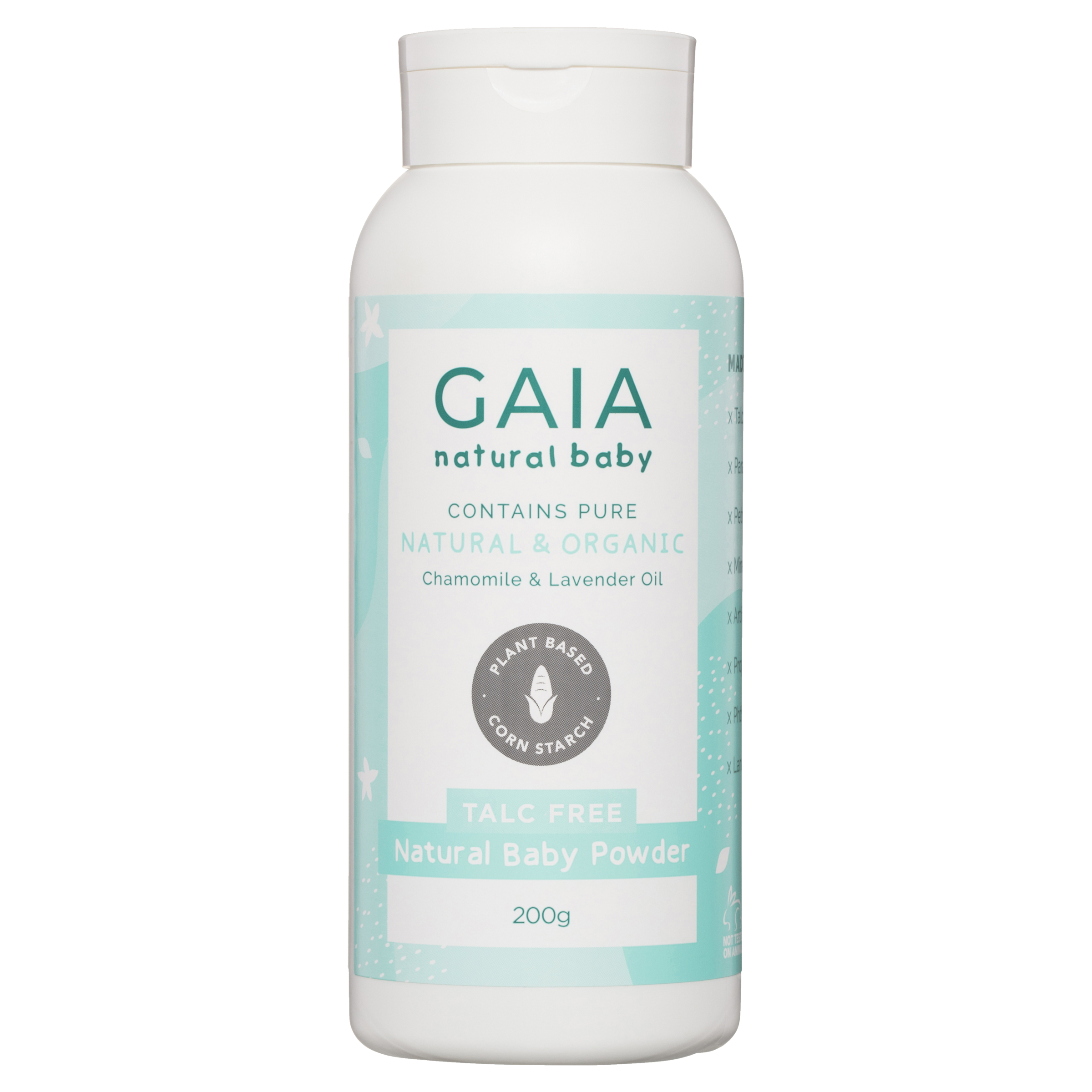GAIA NATURALS BABY POWDER 200G