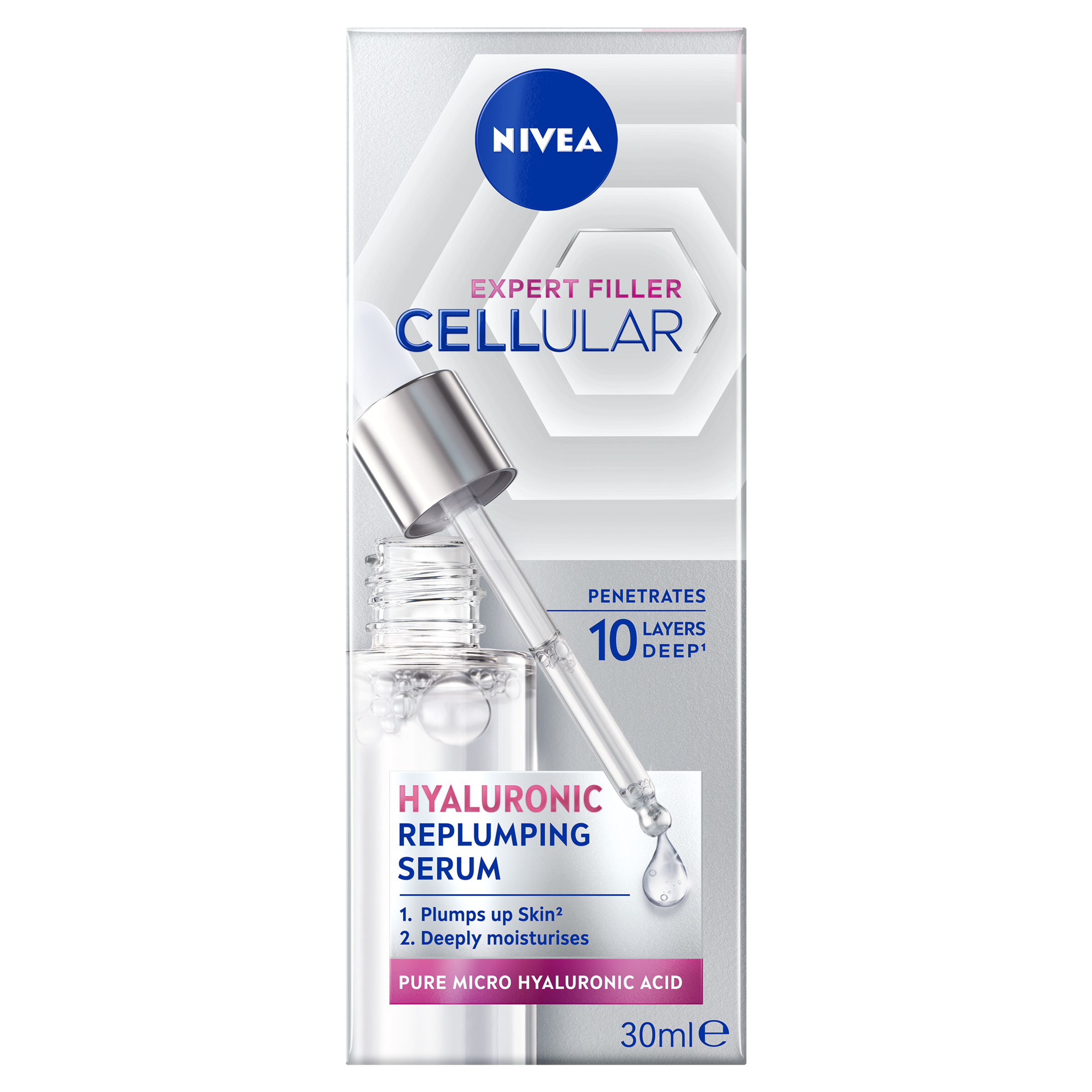 NIVEA CELLULAR HYALURONIC SERUM 30ML - Image 11