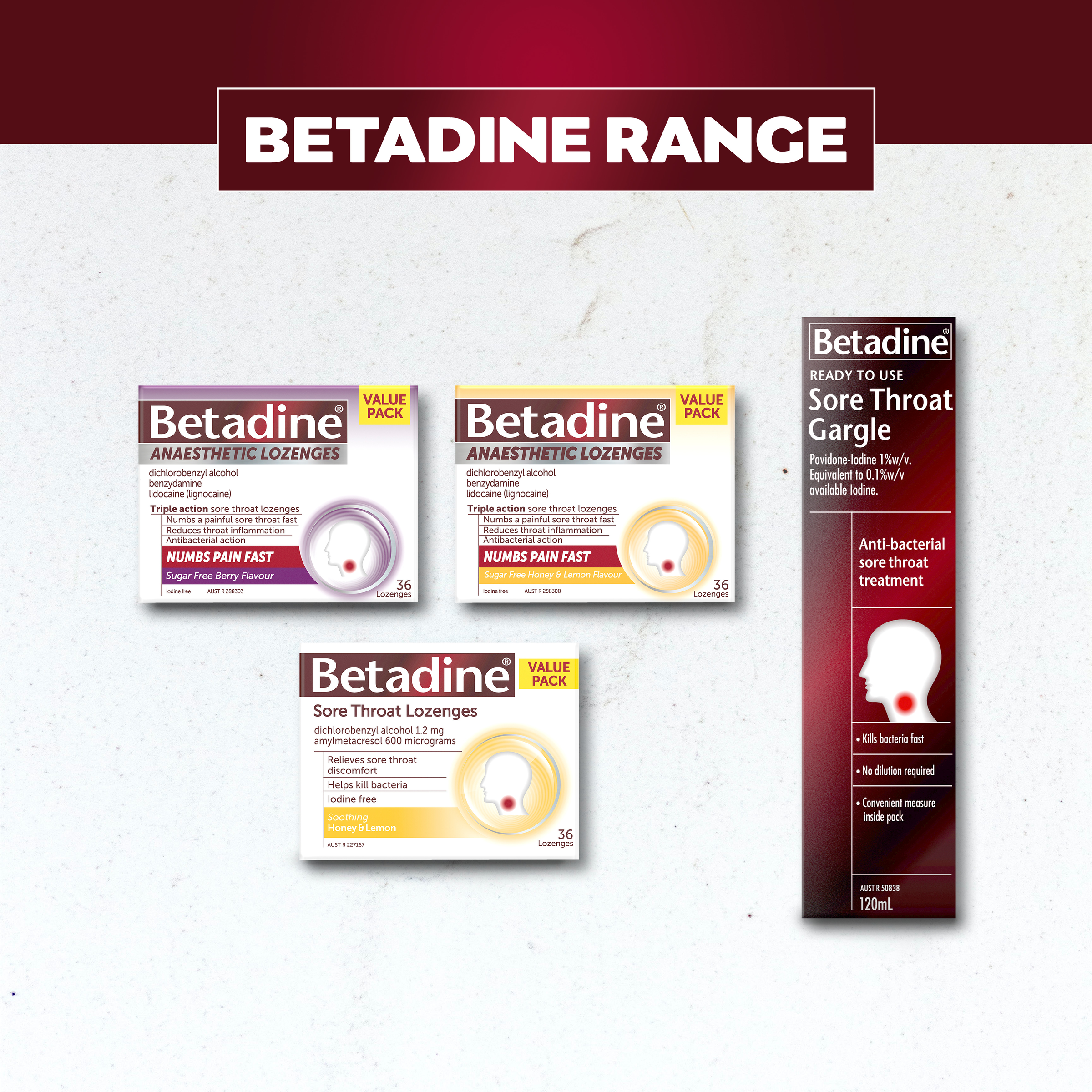 BETADINE SORE THROAT GARGLE READY TO USE 120ML - Image 7