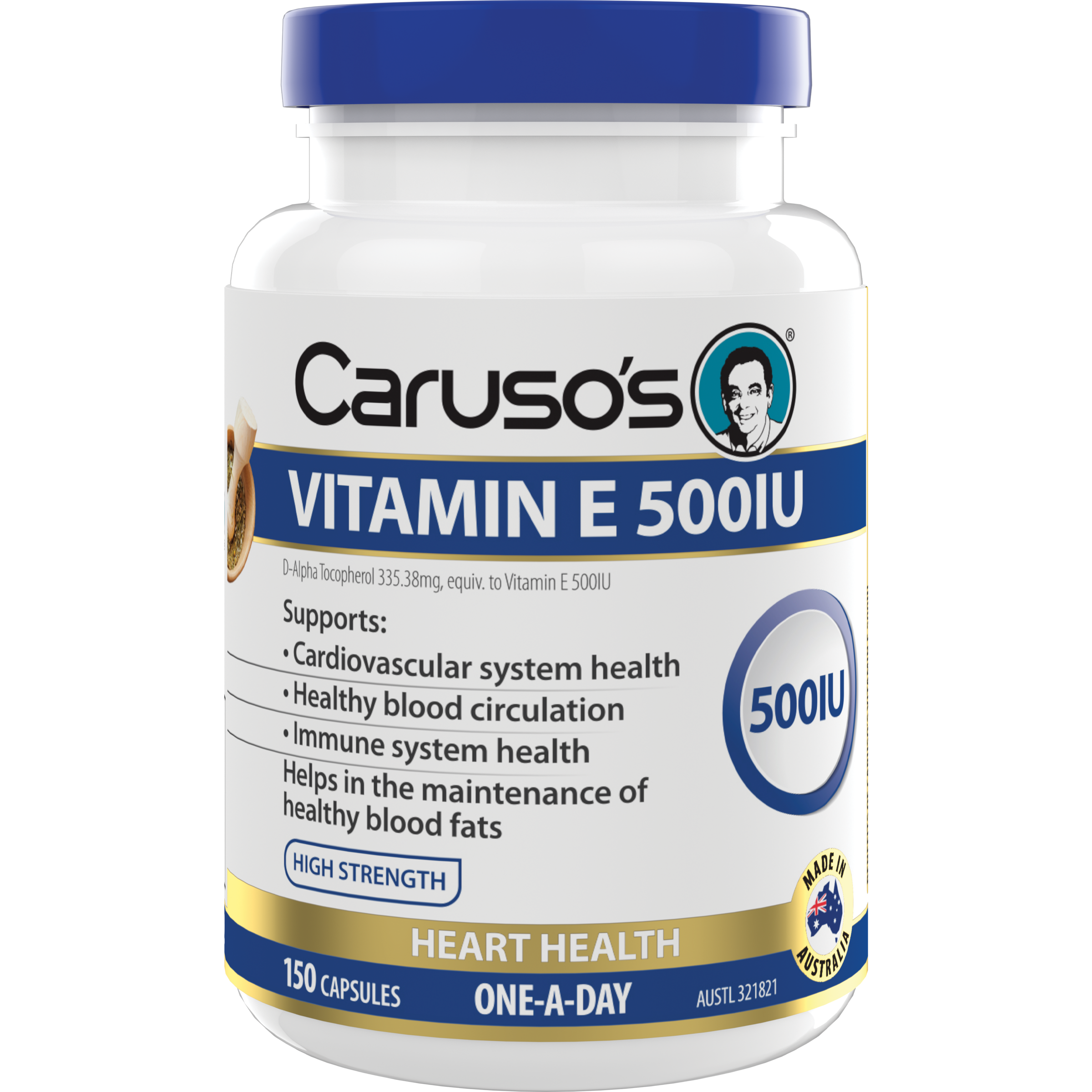 CARUSOS VITAMIN E 500IU 150 CAPSULES