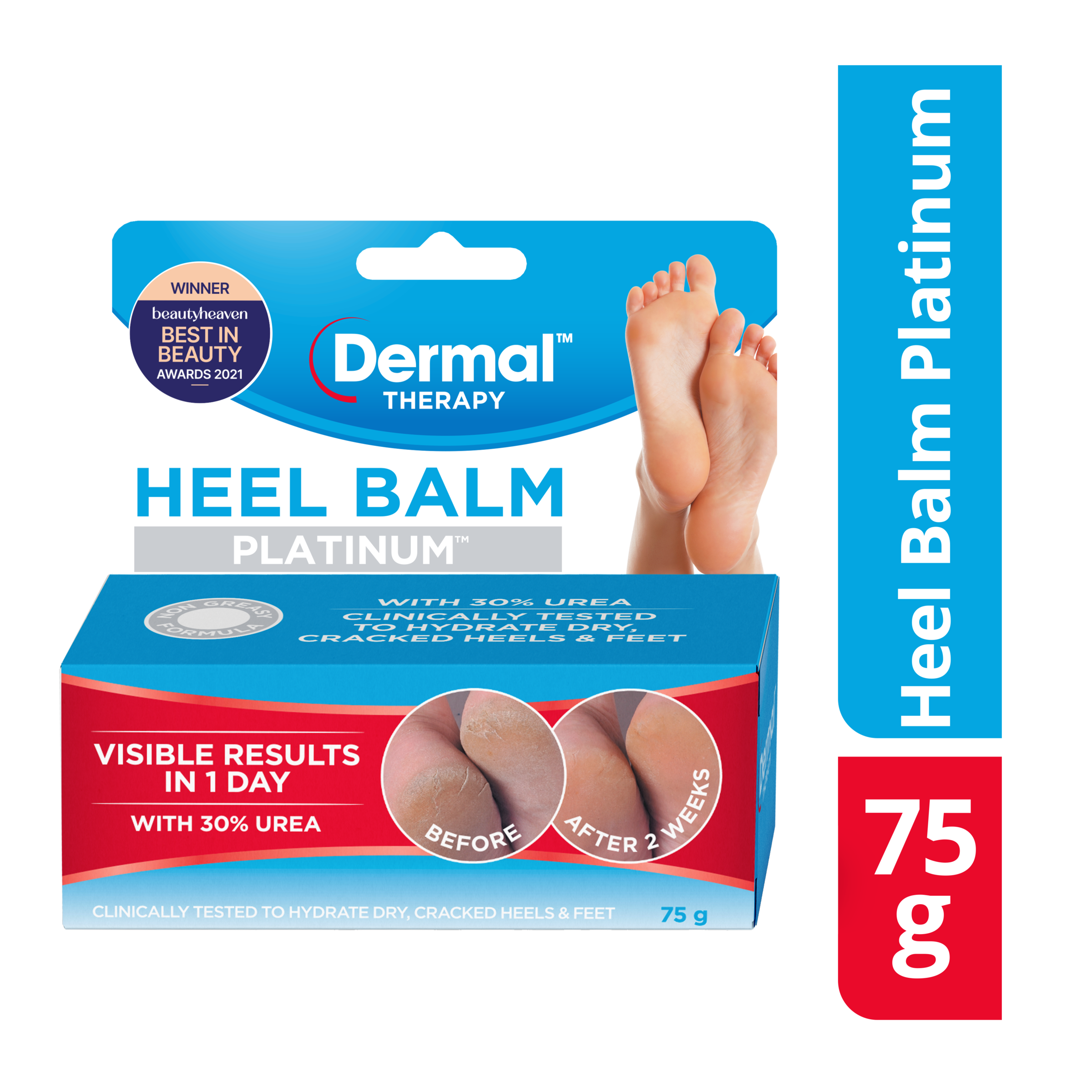 DERMAL THERAPY HEEL BALM PLATINUM 75G - Image 5