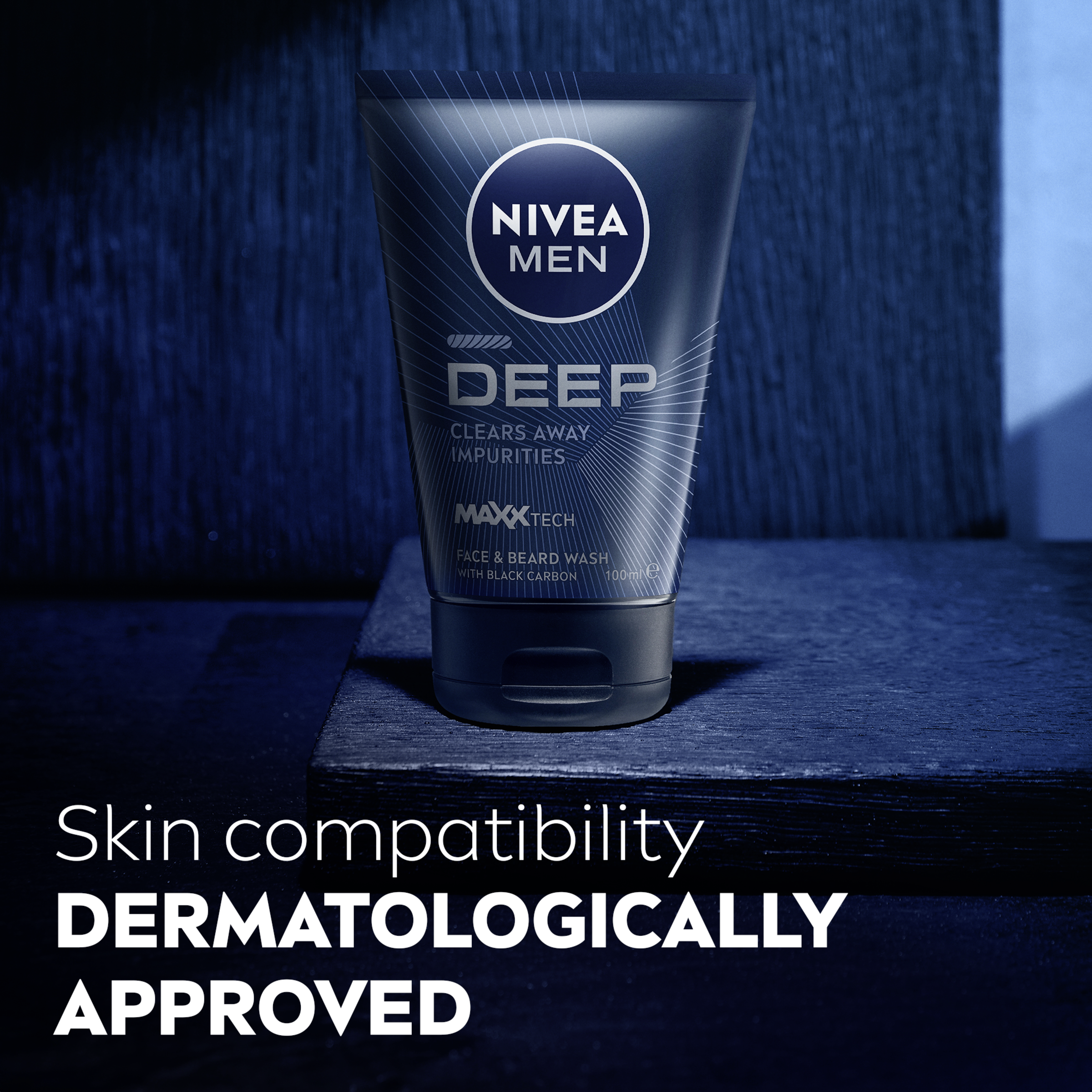 NIVEA MEN DEEP FACE & BEARD WASH 100ML - Image 7