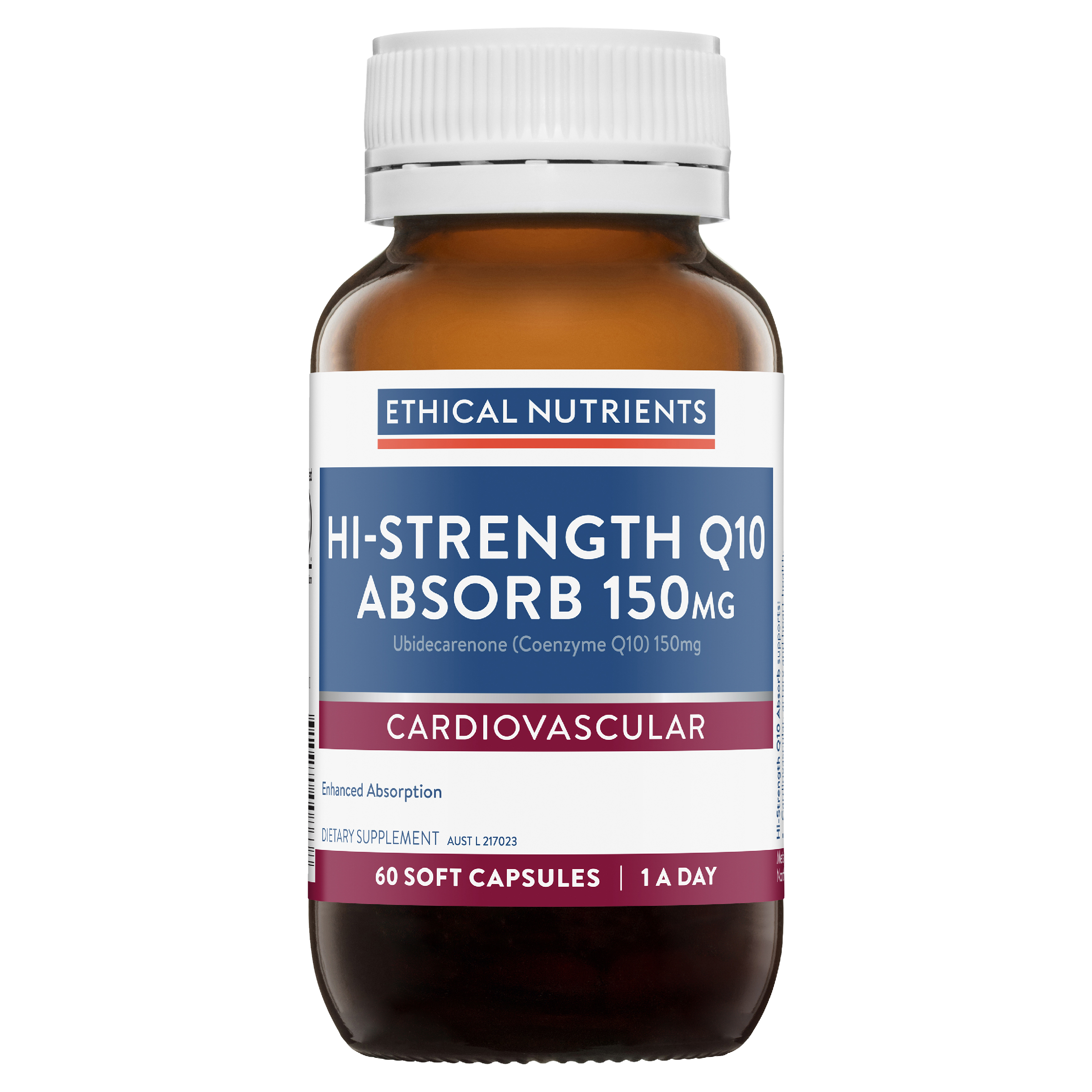 ETHICAL NUTRIENTS HI-STRENGTH Q10 ABSORB 150MG 60 CAPSULES