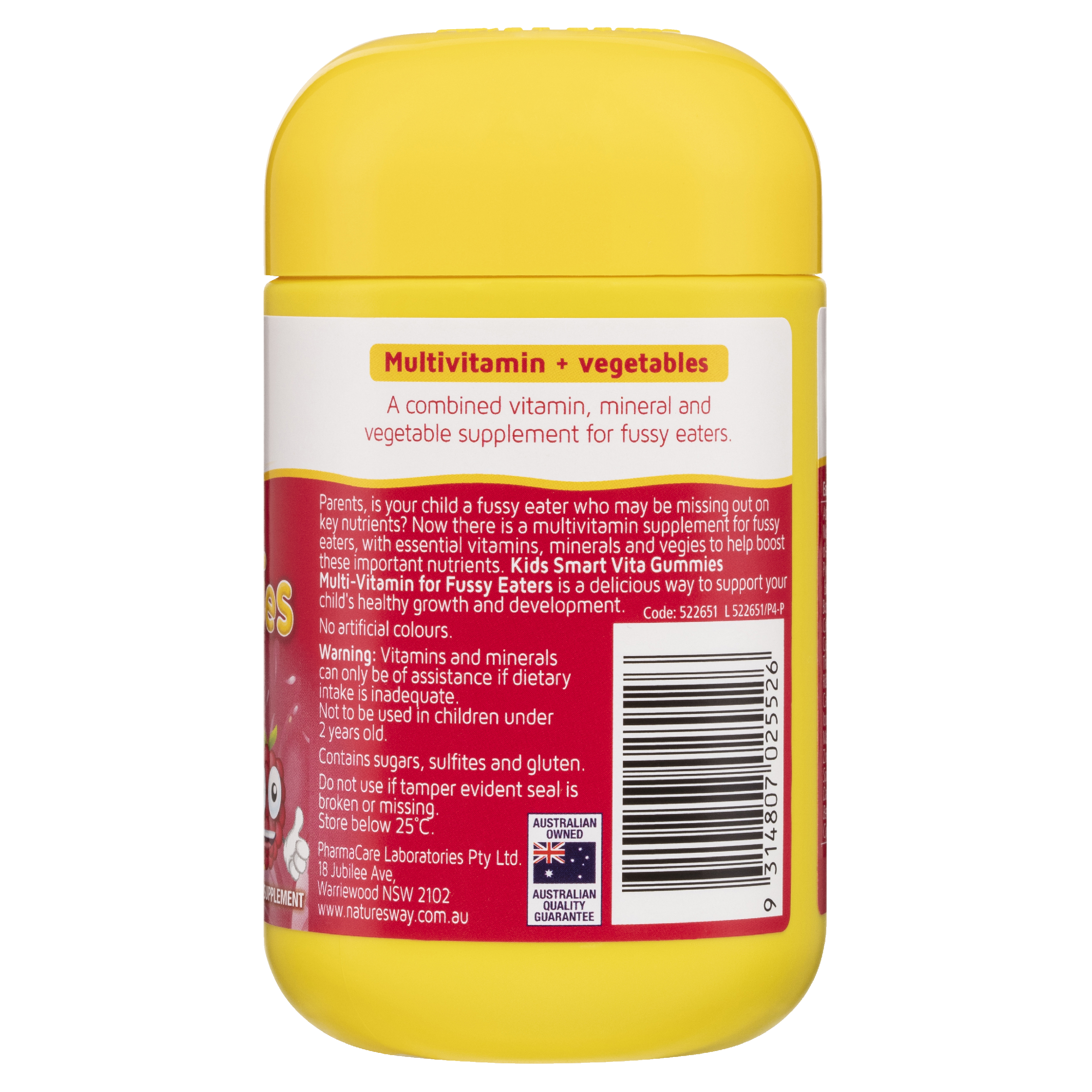 NATURES WAY KIDS SMART VITA GUMMIES MULTI FOR FUSSY EATERS 60 - Image 2