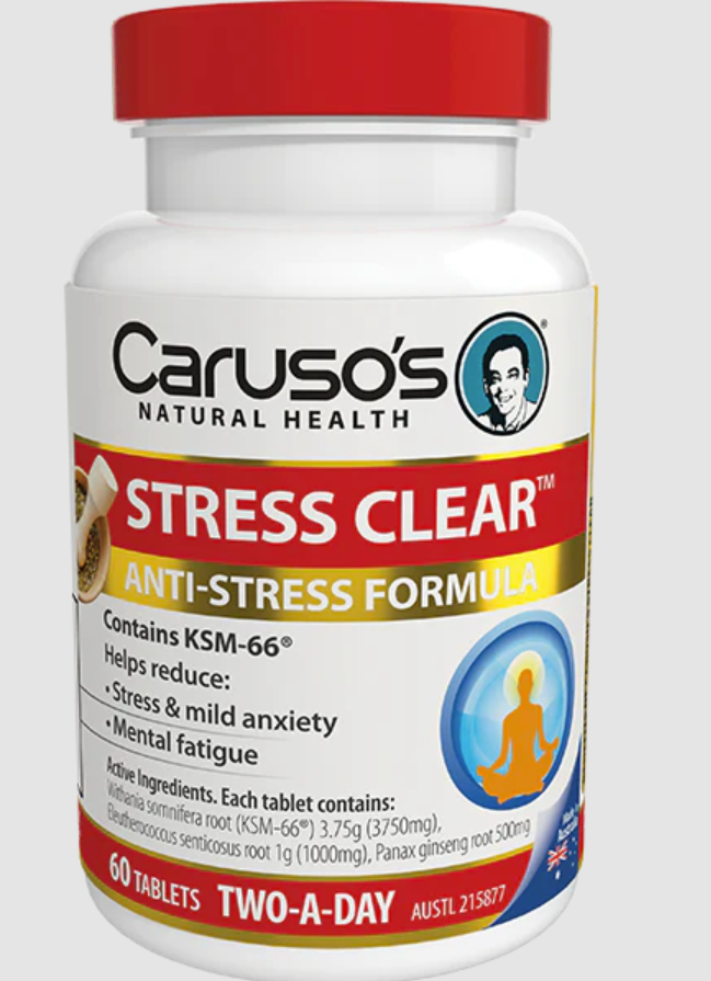 CARUSOS STRESS CLEAR 60 TABLETS