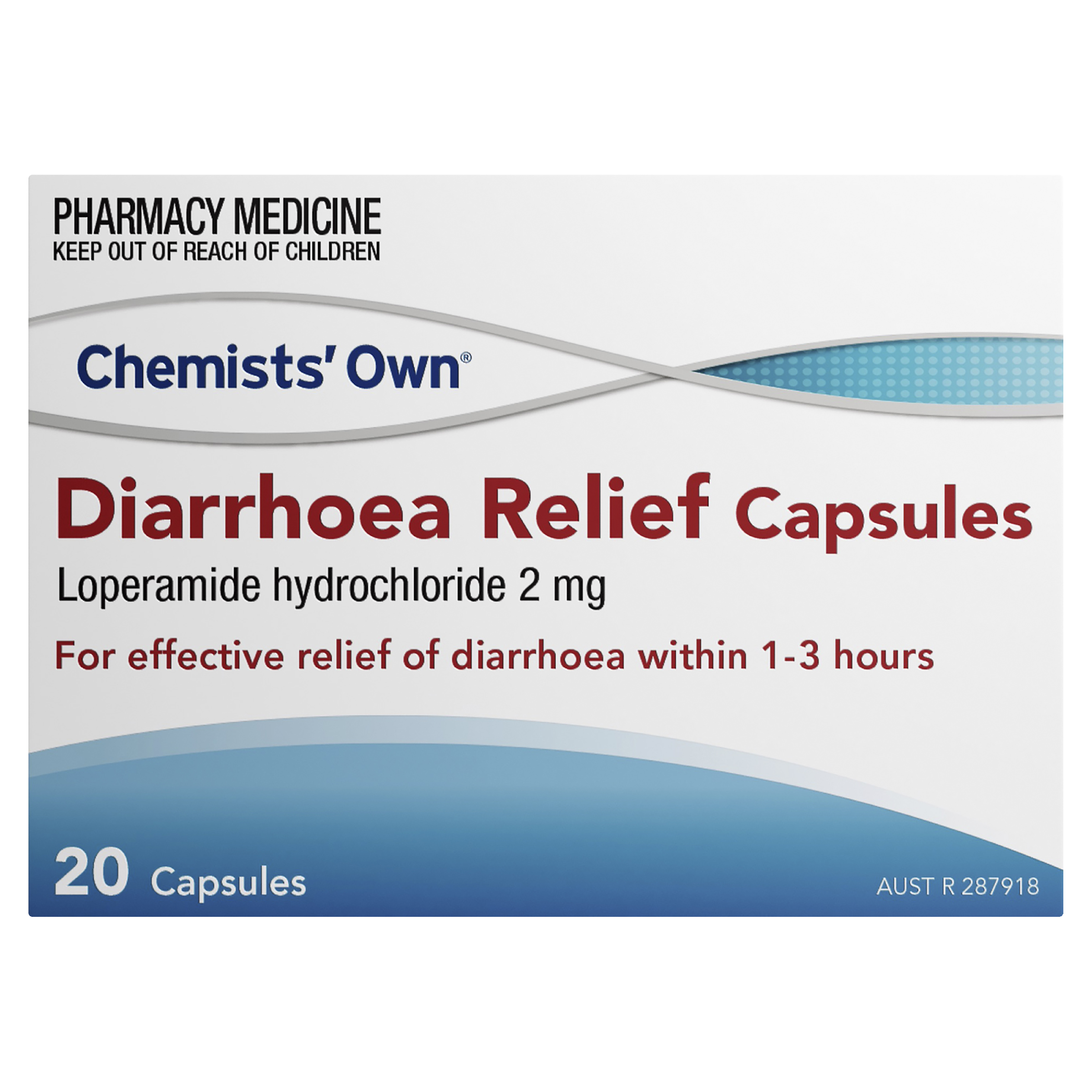 CHEMIST OWN DIARRHOEA RELIEF 20 CAPSULES - Image 2