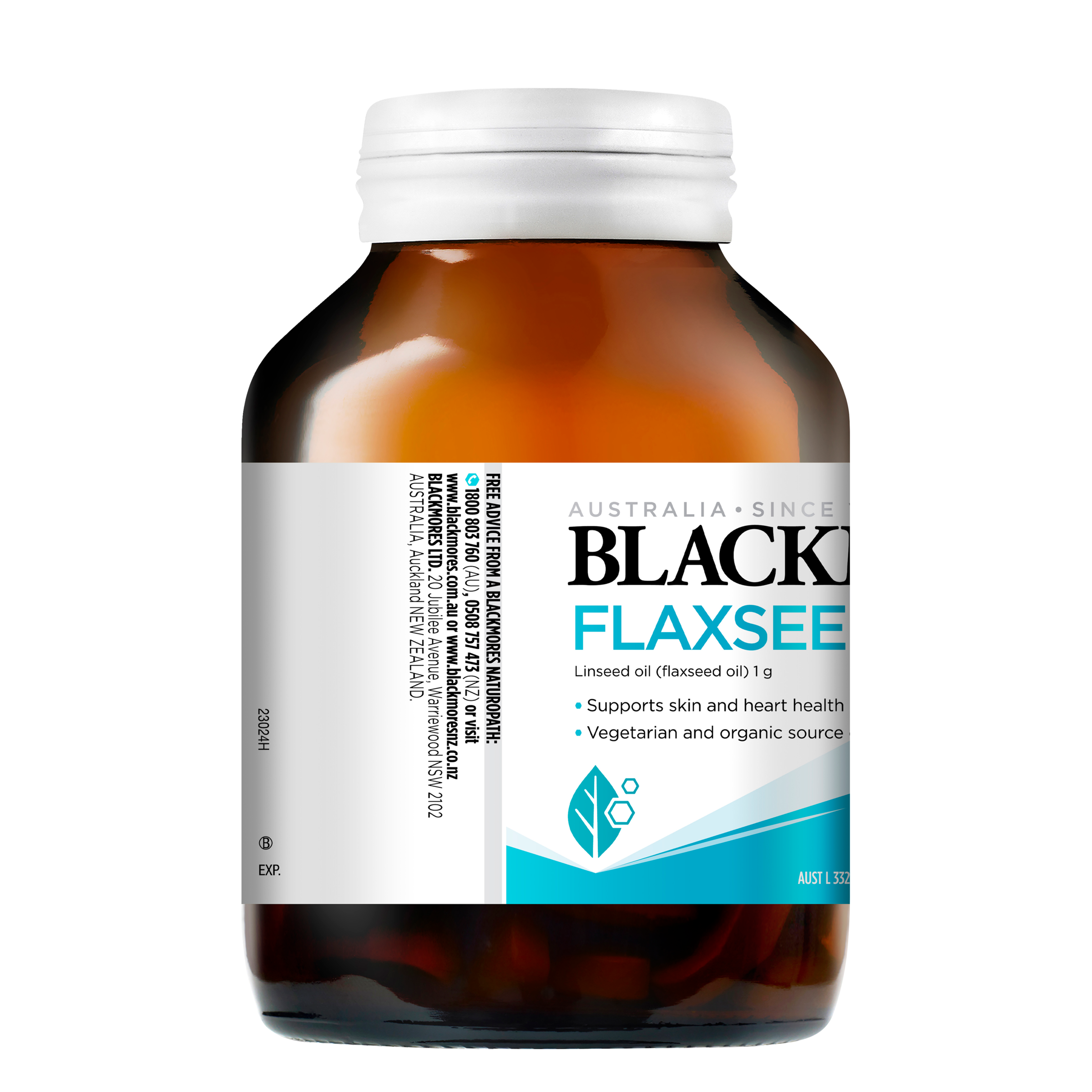 BLACKMORES FLAXSEED OIL 100 CAPSULES - Image 4