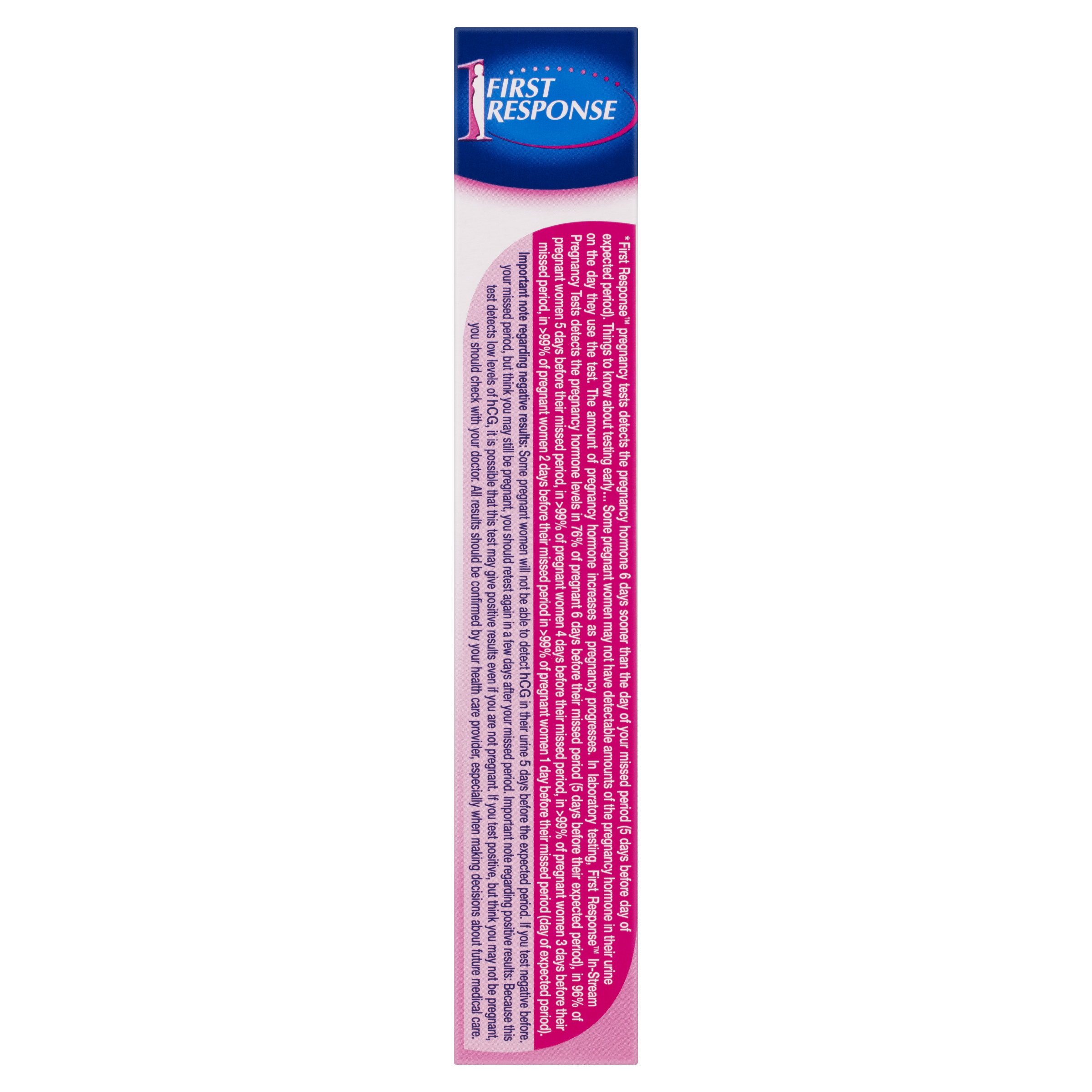 FIRST RESPONSE EARLY RESULT IN-STREAM PREGNANCY TEST 7 PACK - Image 6