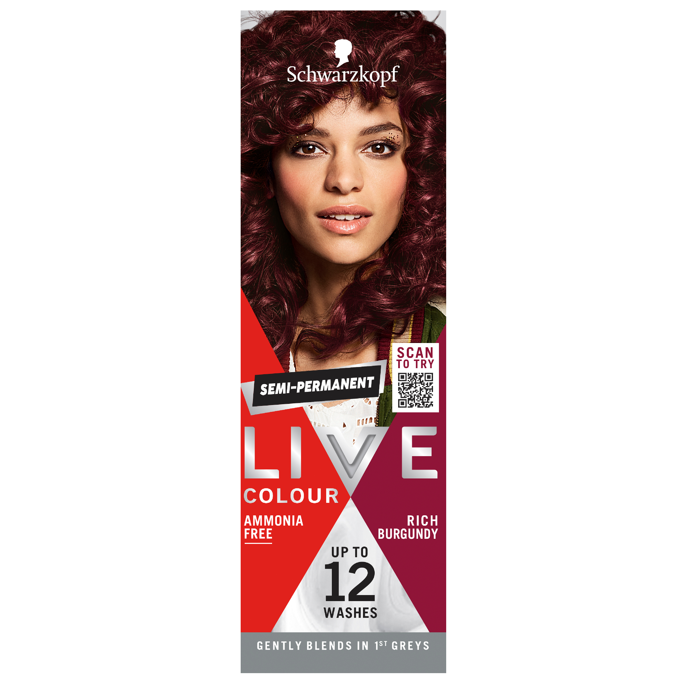 SCHWARZKOPF LIVE COLOUR RICH BURGUNDY 75ML - Image 2