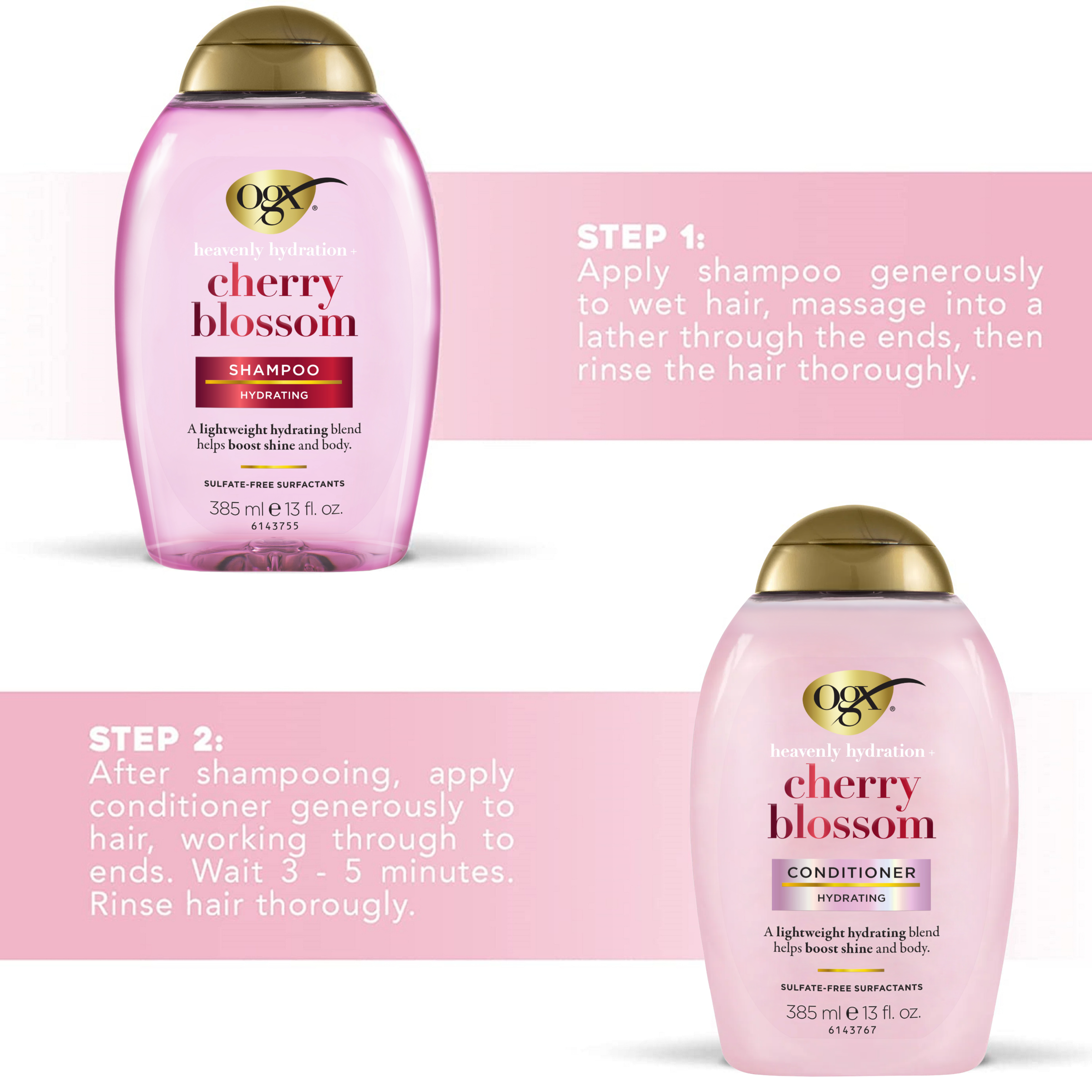 OGX CHERRY BLOSSOM CONDITIONER 385ML - Image 5