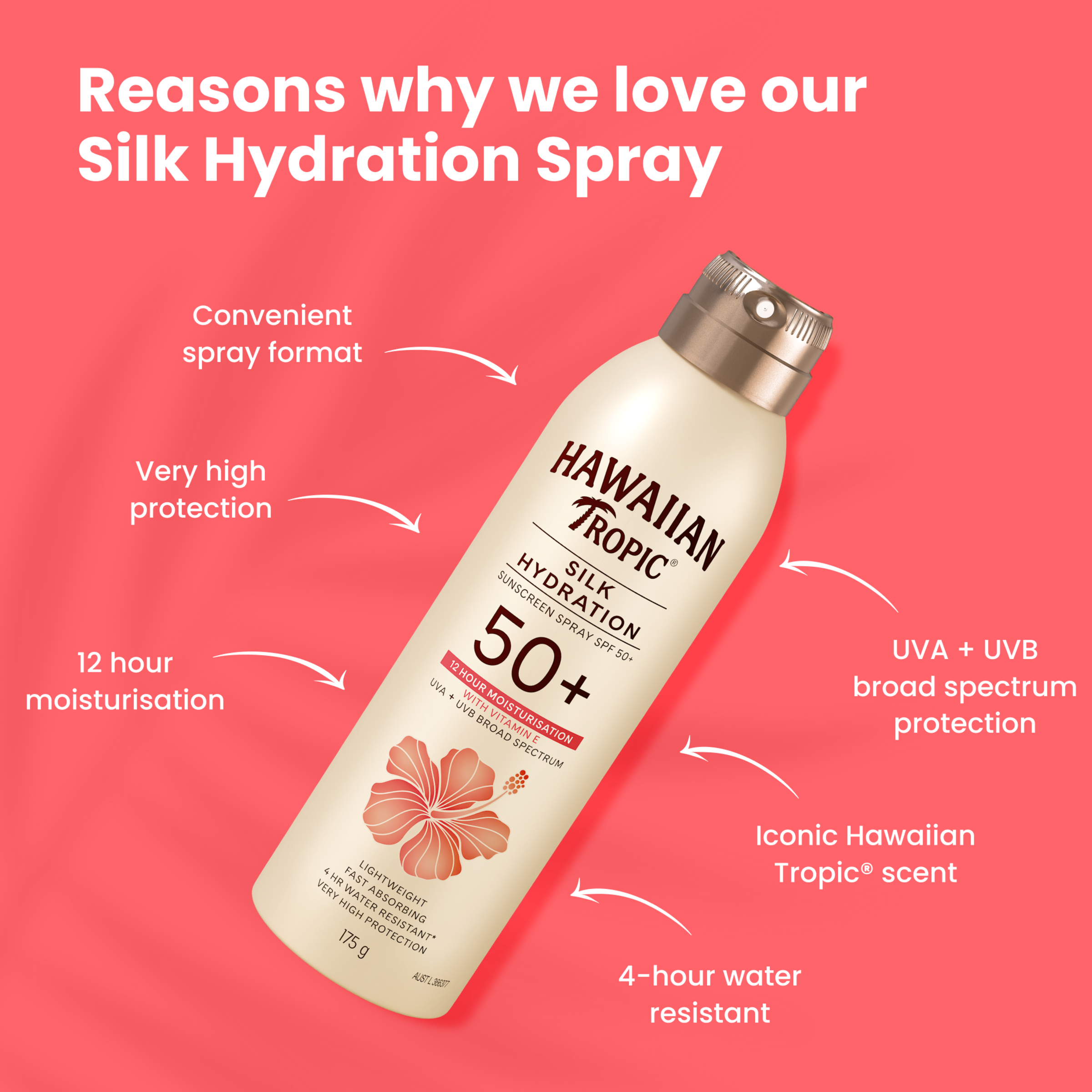 HAWAIIAN TROPIC CLEAR SPRAY 175G - Image 4