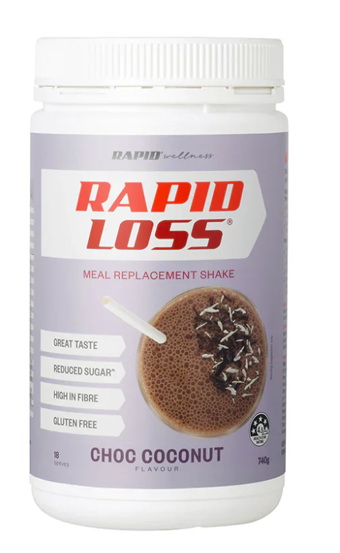 RAPID LOSS MEAL REPLACEMENT SHAKE CHOC COCONUT 575G