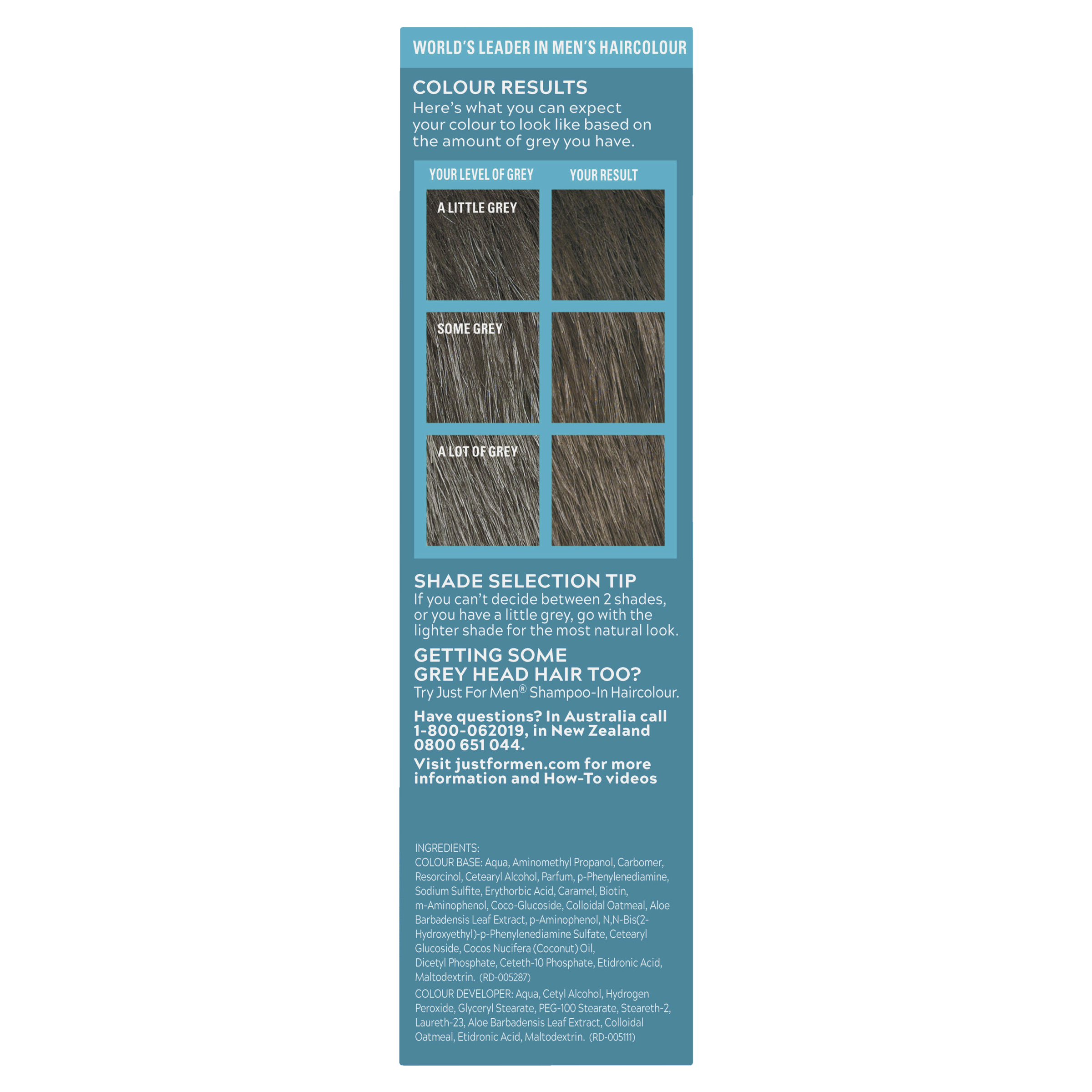 JUST FOR MEN MOUSTACHE & BEARD MED BROWN - Image 6