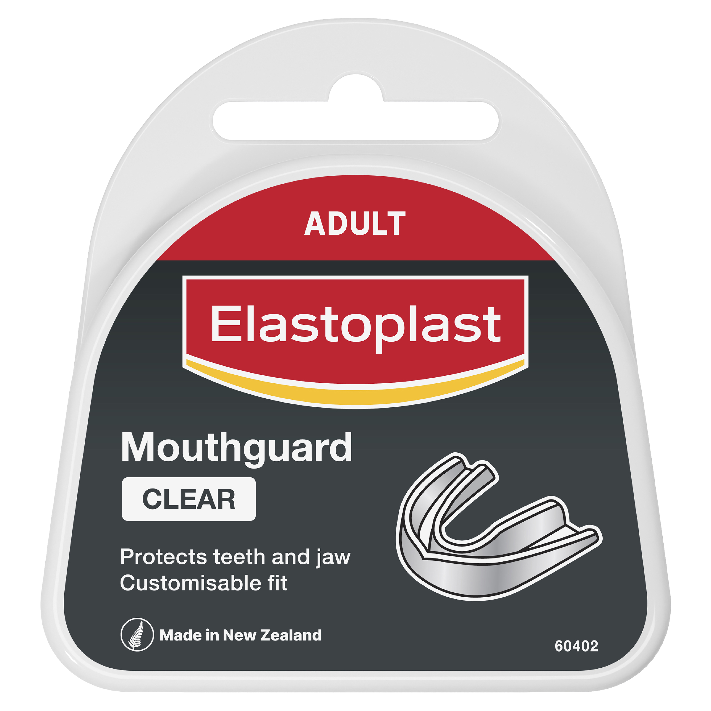 ELASTOPLAST MOUTH GUARD ADULT CLEAR