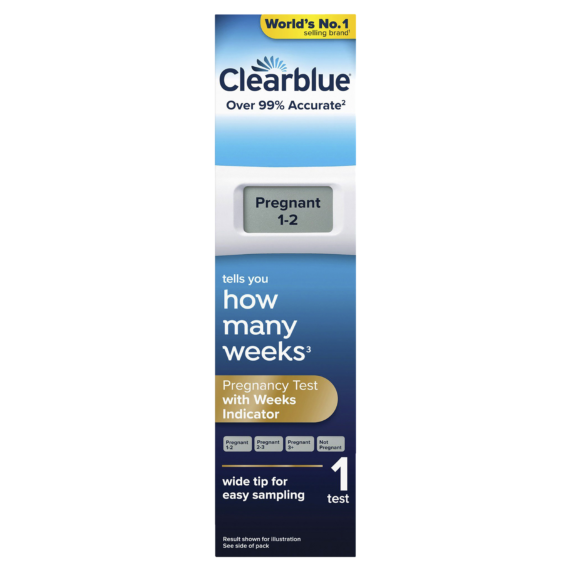 CLEARBLUE DIGITAL PREGNACY TEST 1 PACK