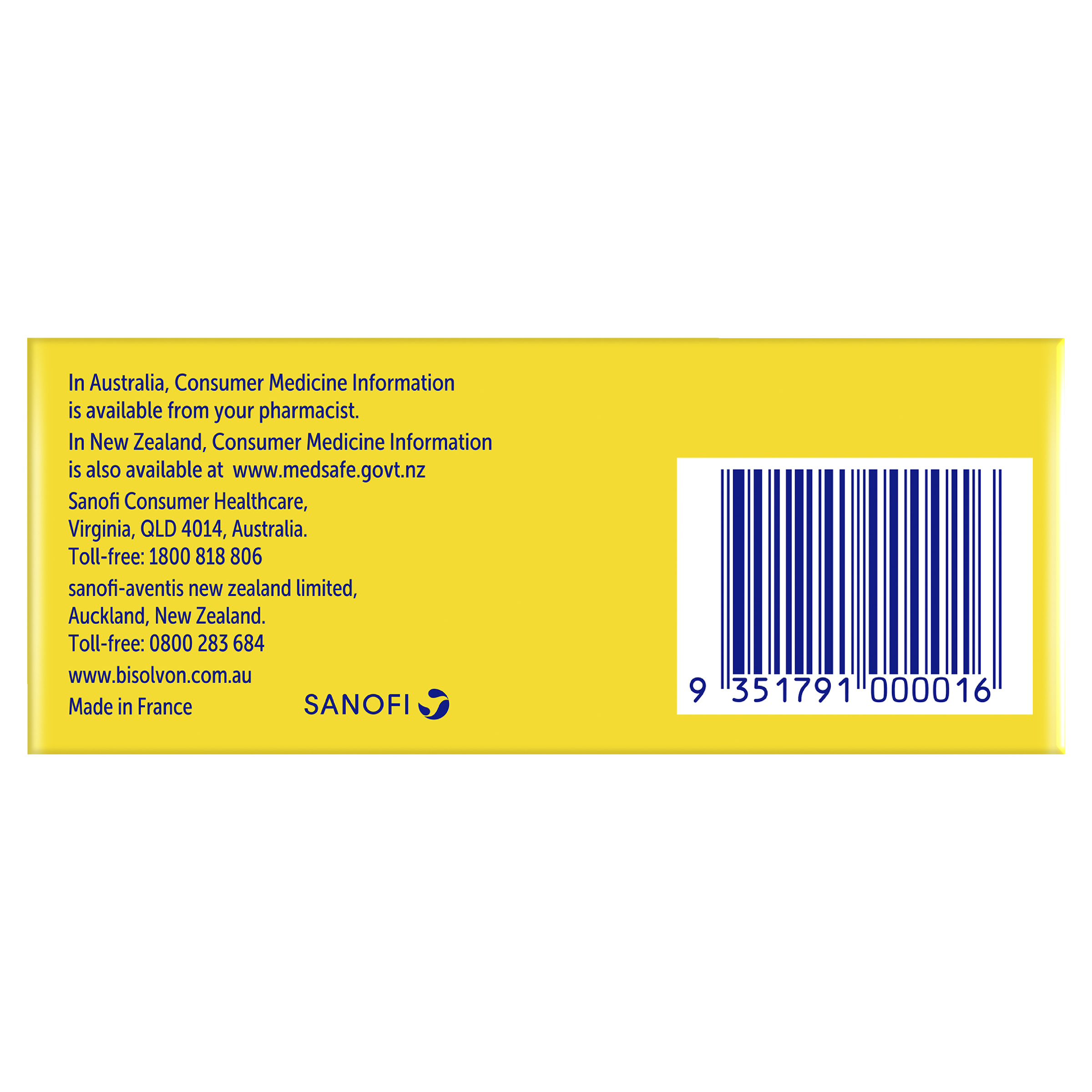BISOLVON CHESTY FORTE 8MG 100 TABLETS - Image 6