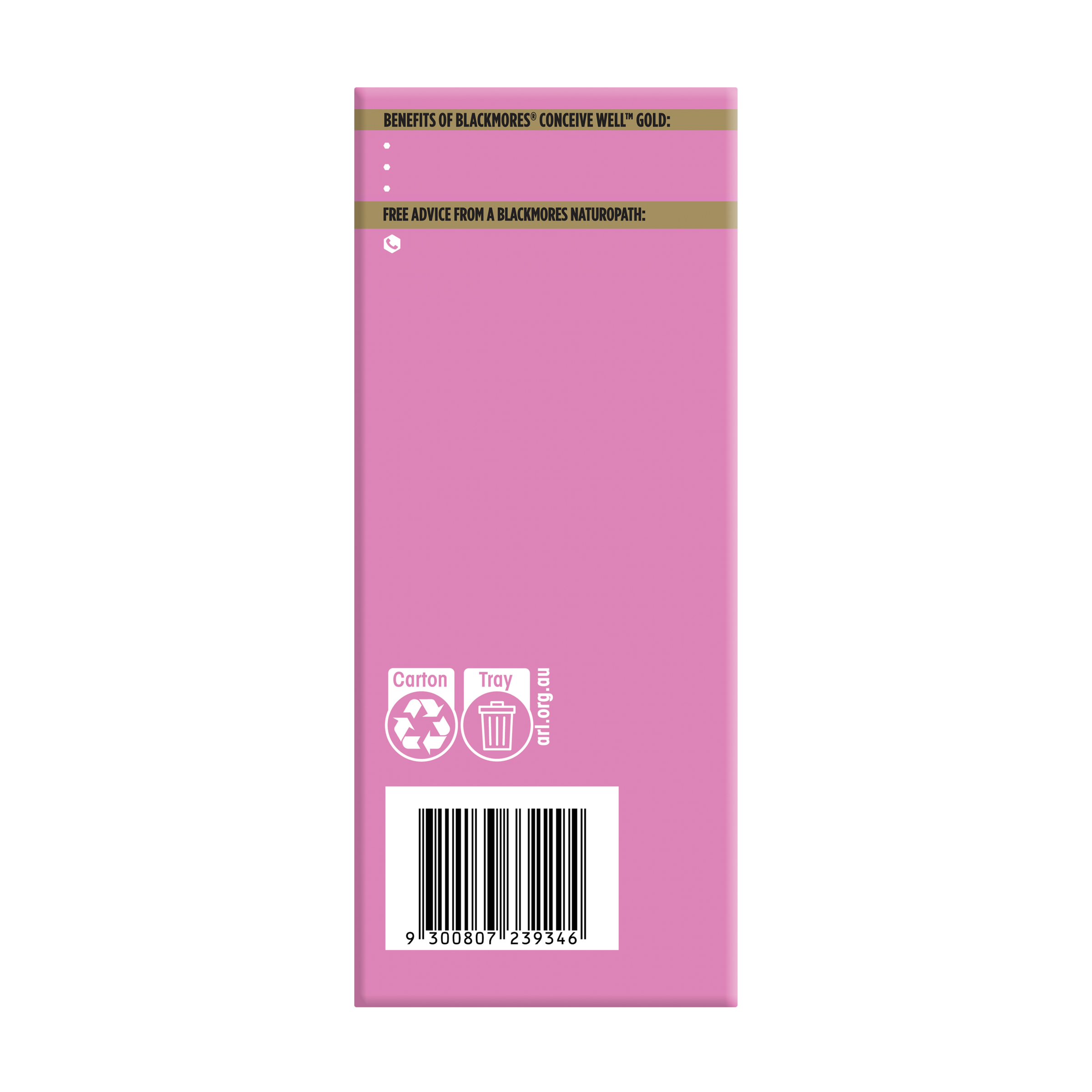 BLACKMORES CONCEIVE WELL GOLD 28 CAPSULES - Image 2