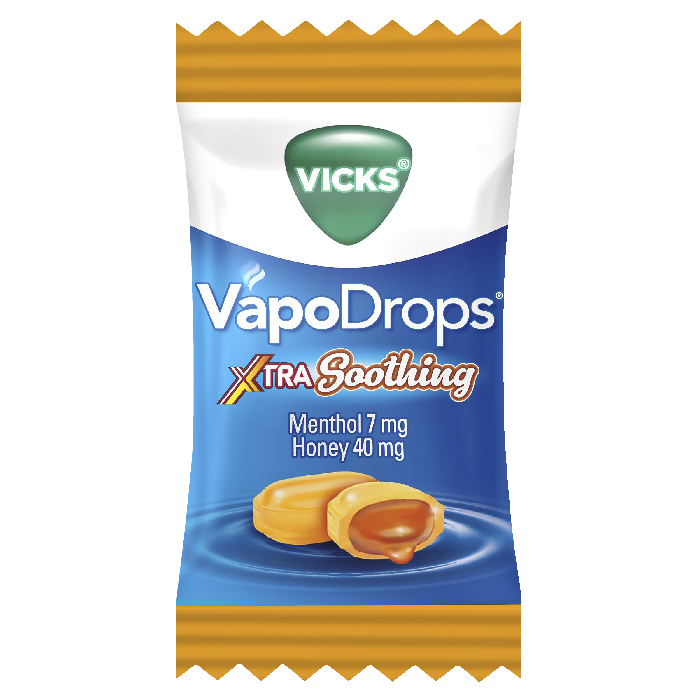 VICKS VAPODROPS XTRA SOOTHING HONEY 16 LOZENGES - Image 4