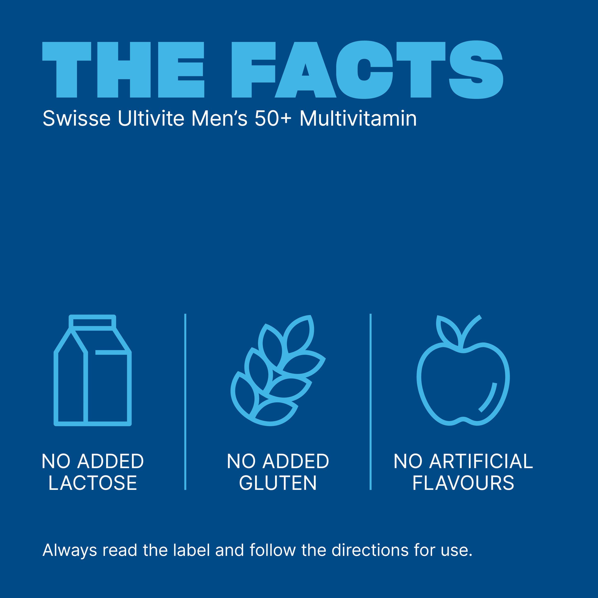 SWISSE ULTIVITE MENS 50+ MULTIVITAMIN TABLETS 90 - Image 6