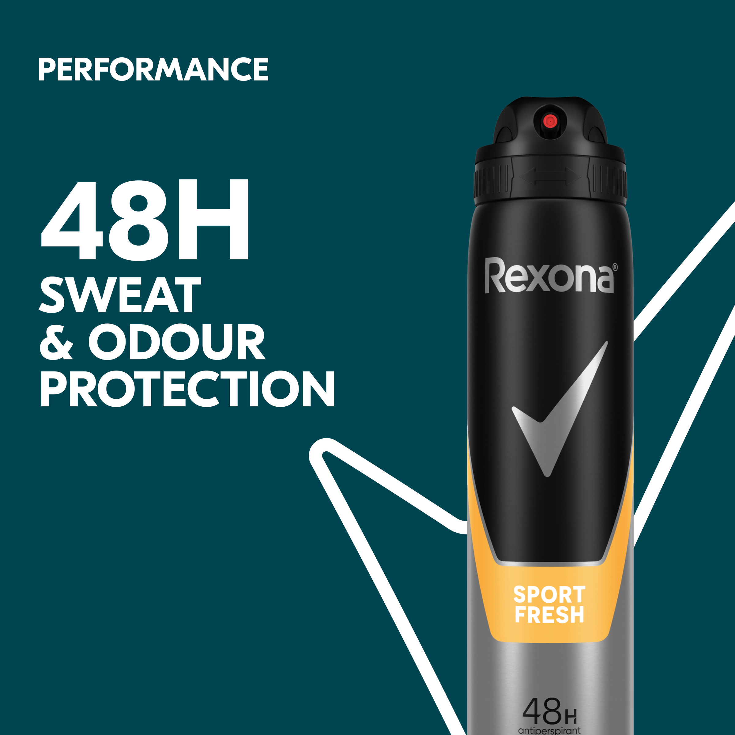 REXONA MEN ANTIPERSPIRANT SPORT FRESH 48HR 250ML - Image 4