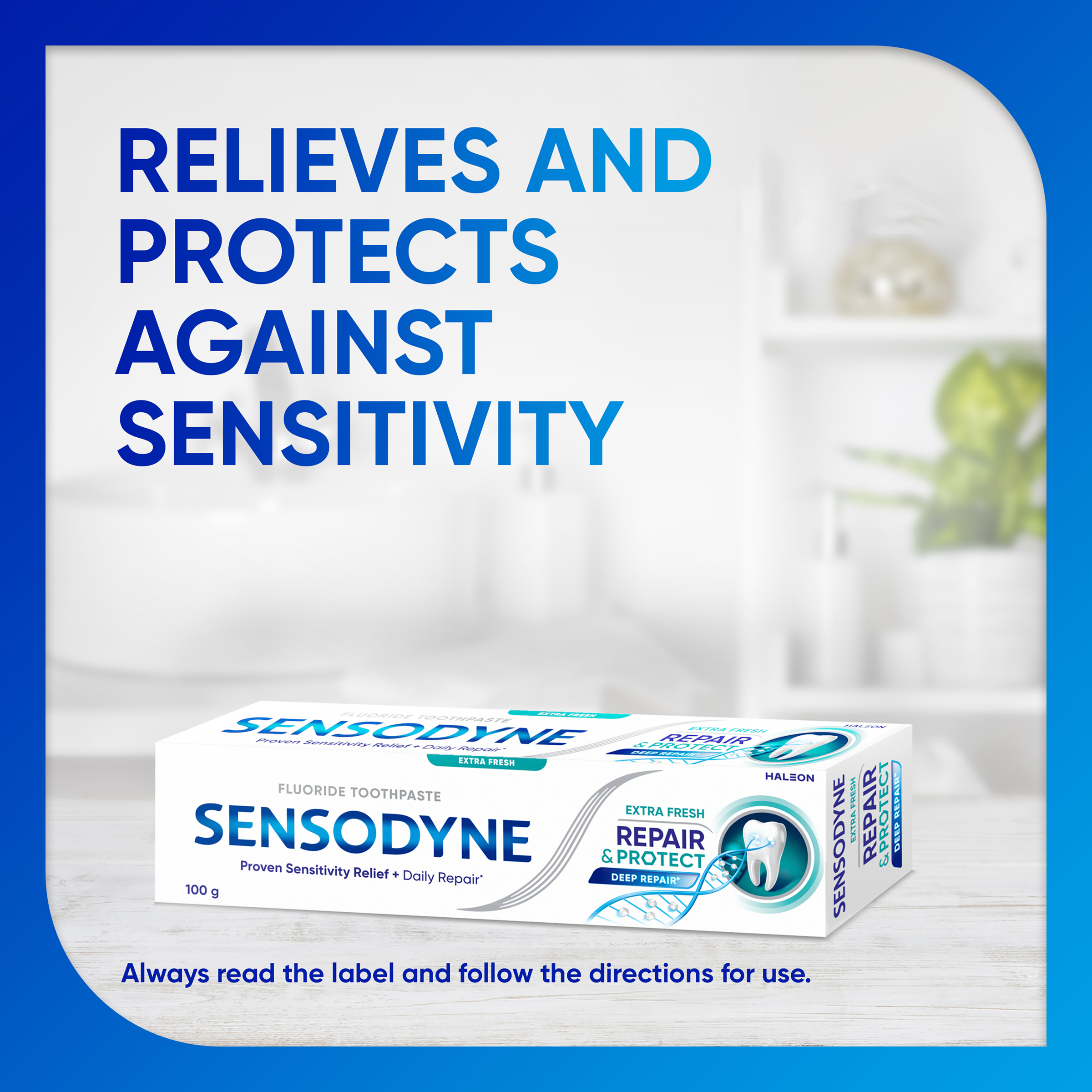SENSODYNE REPAIR & PROTECT TOOTHPASTE NOVAMIN® EXTRA FRESH 100G - Image 7