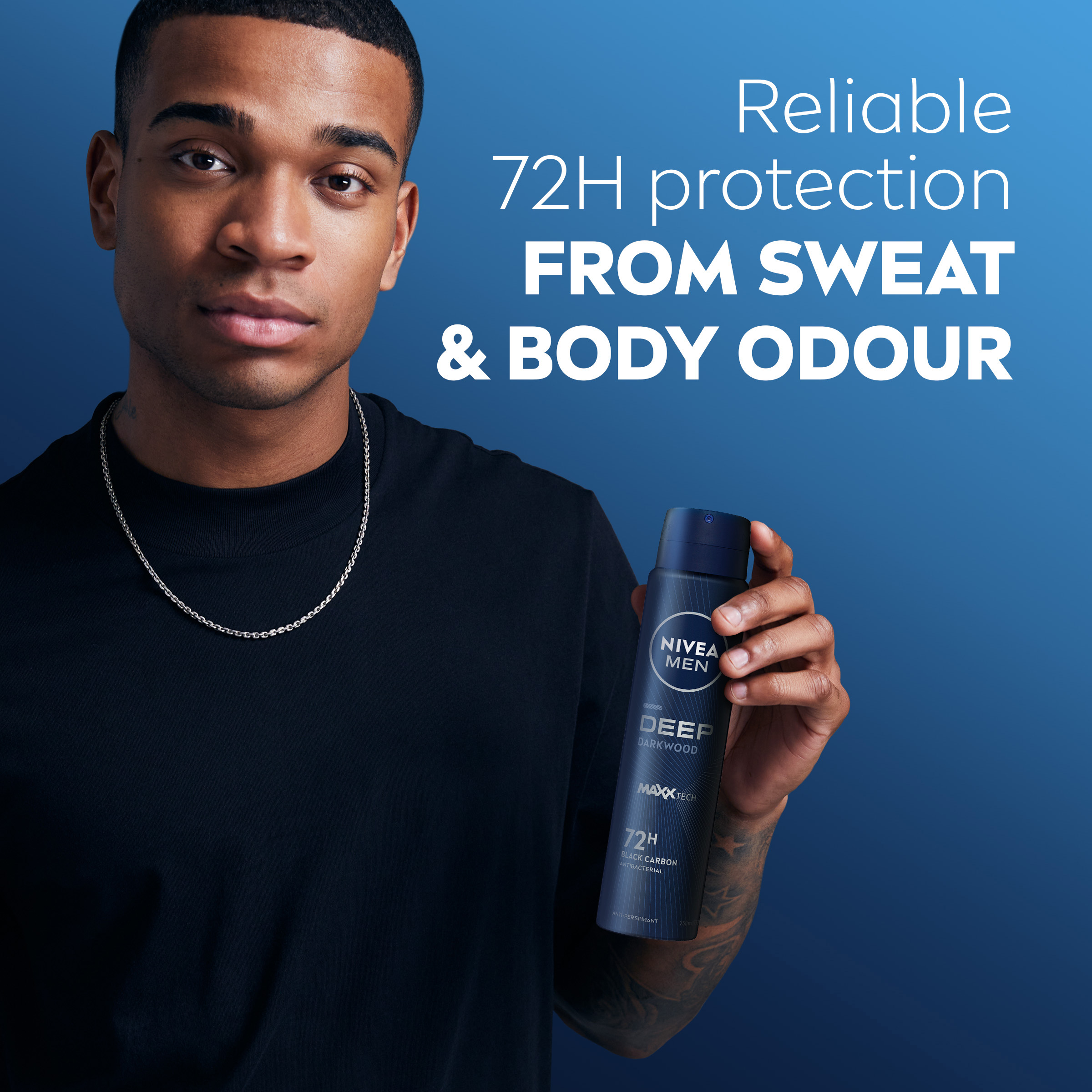NIVEA MEN ANTIPERSPIRANT DEEP DRY & CLEAN 48H 250ML - Image 4