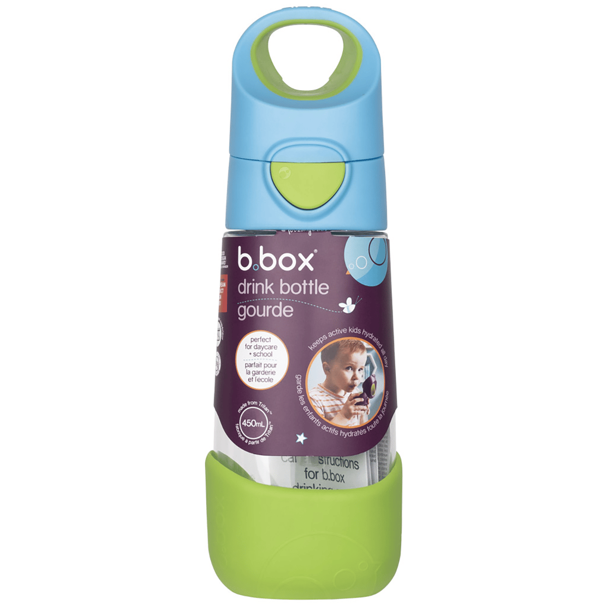BBOX TRITAN DRINK BOTTLE OCEAN BREEZE 450ML