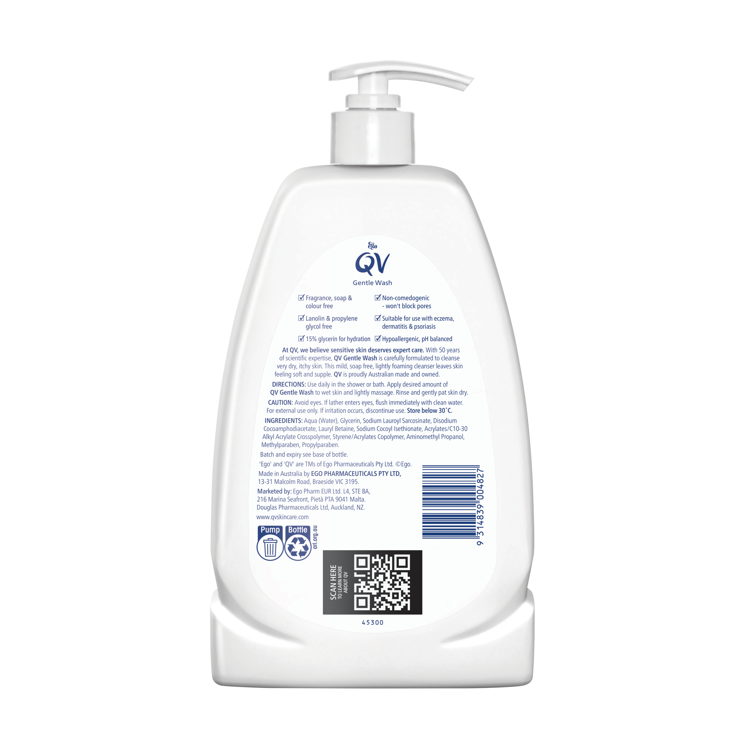 EGO QV GENTLE WASH 1KG - Image 2