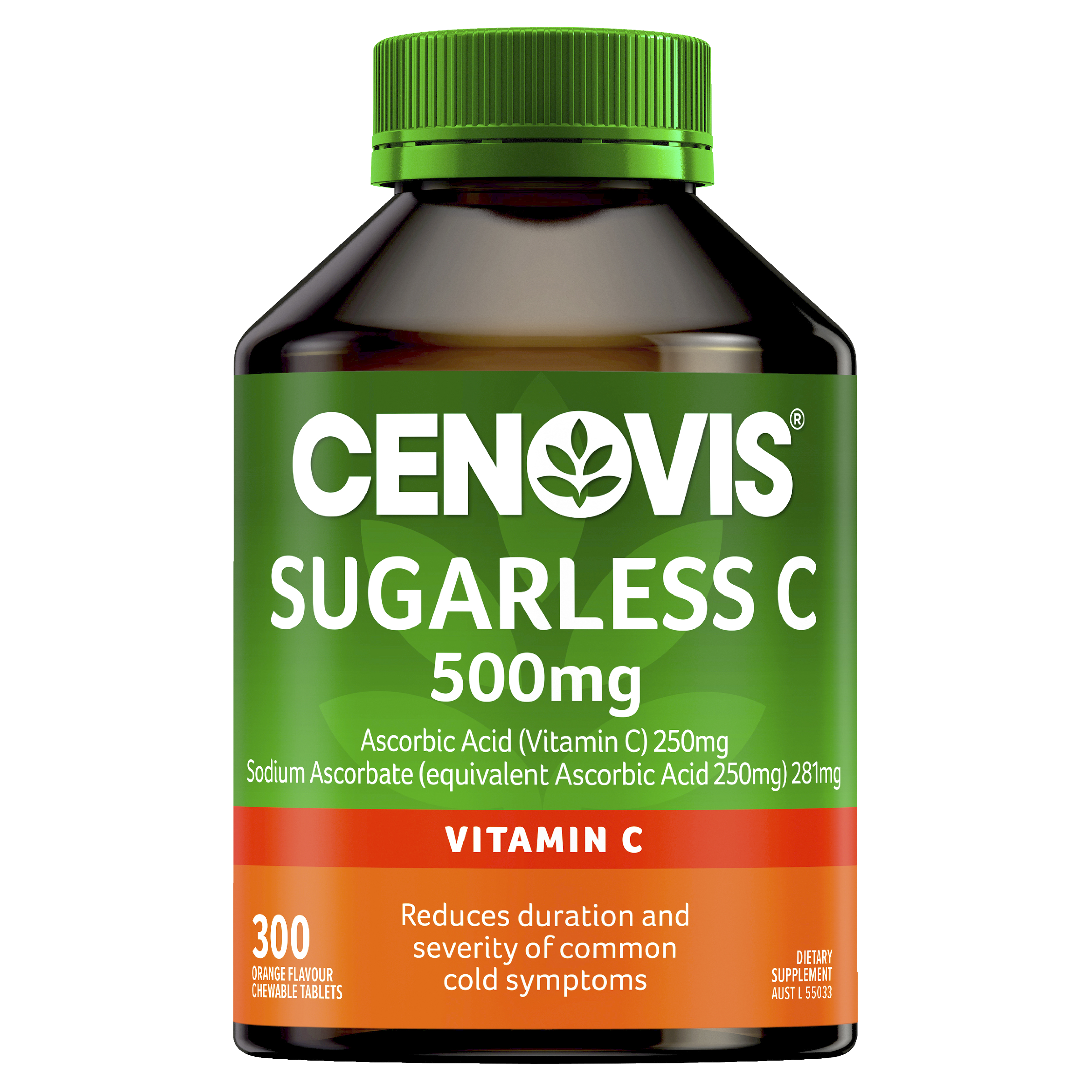CENOVIS SUGARLESS C 500MG 300 TABLETS
