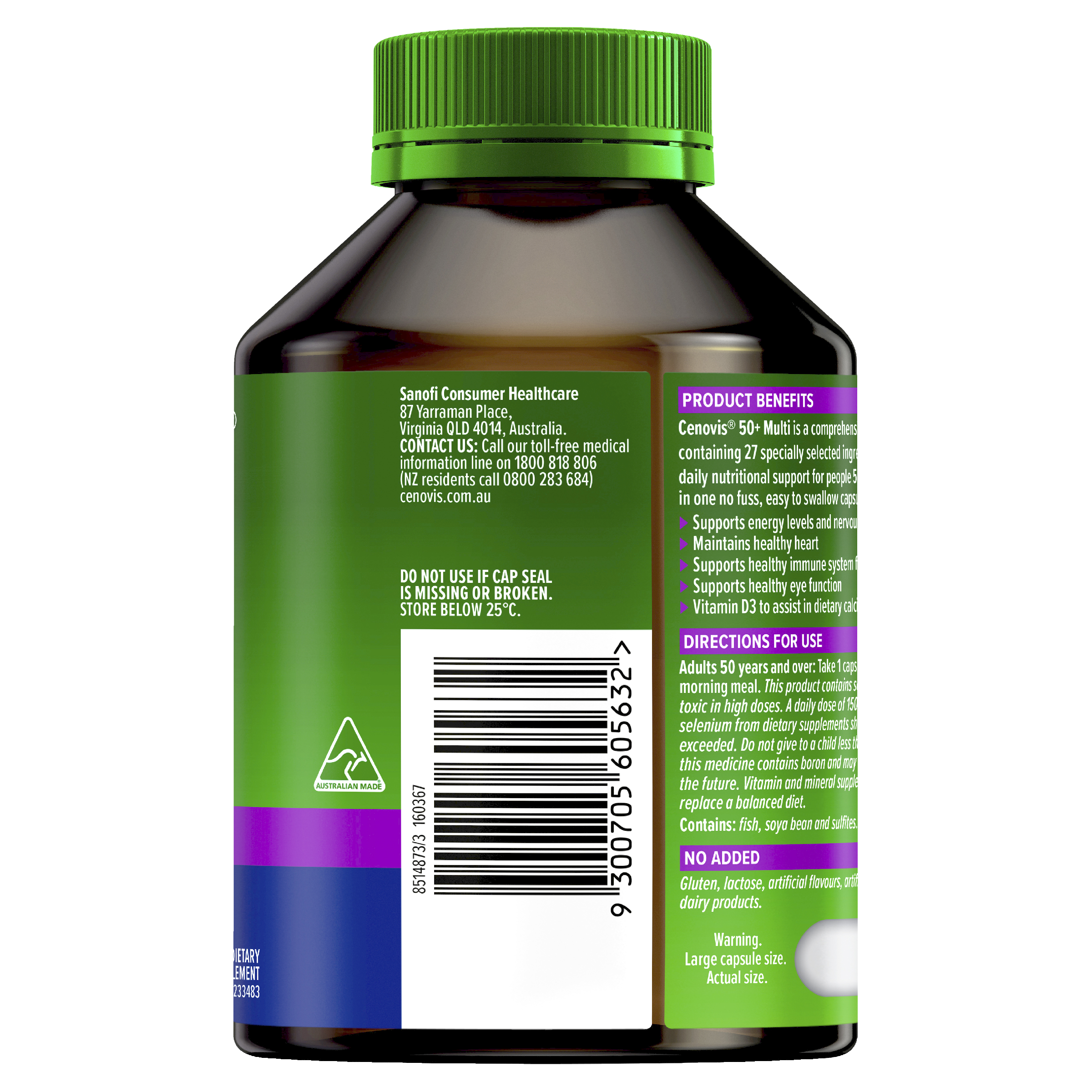 CENOVIS 50+ MULTI 100 CAPSULES - Image 10