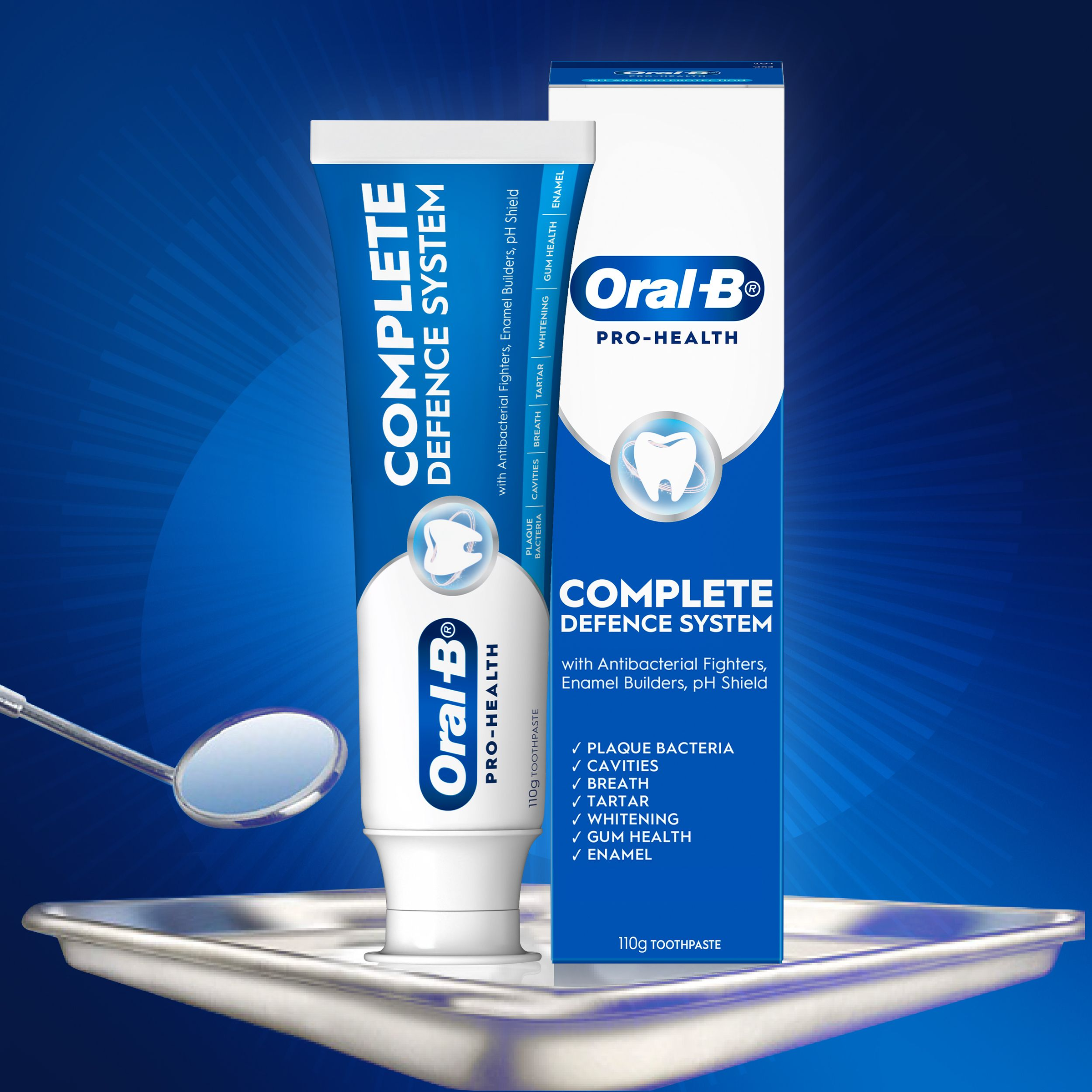 ORAL-B TOOTHPASTE PRO HEALTH ADVANCED WHITENING 110G - Image 5