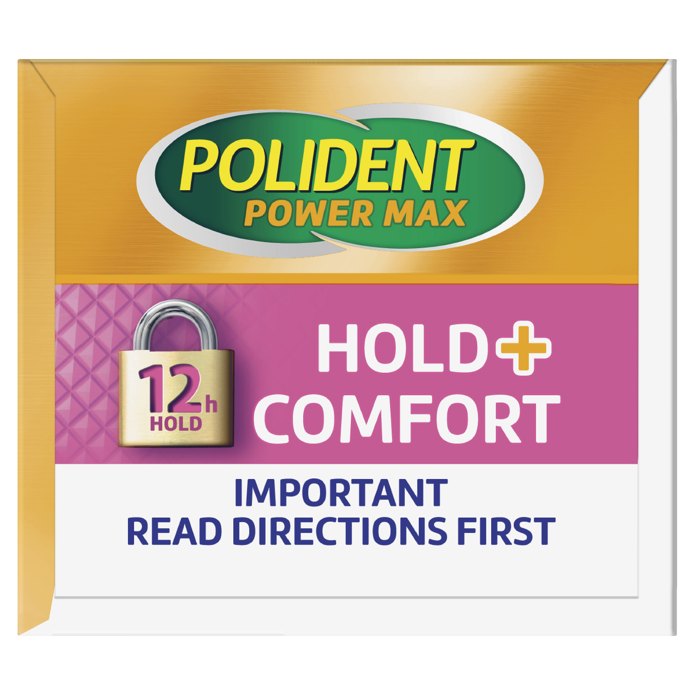 POLIDENT DENTURE ADHESIVE HOLD &COMFORT CREAM 40G - Image 3