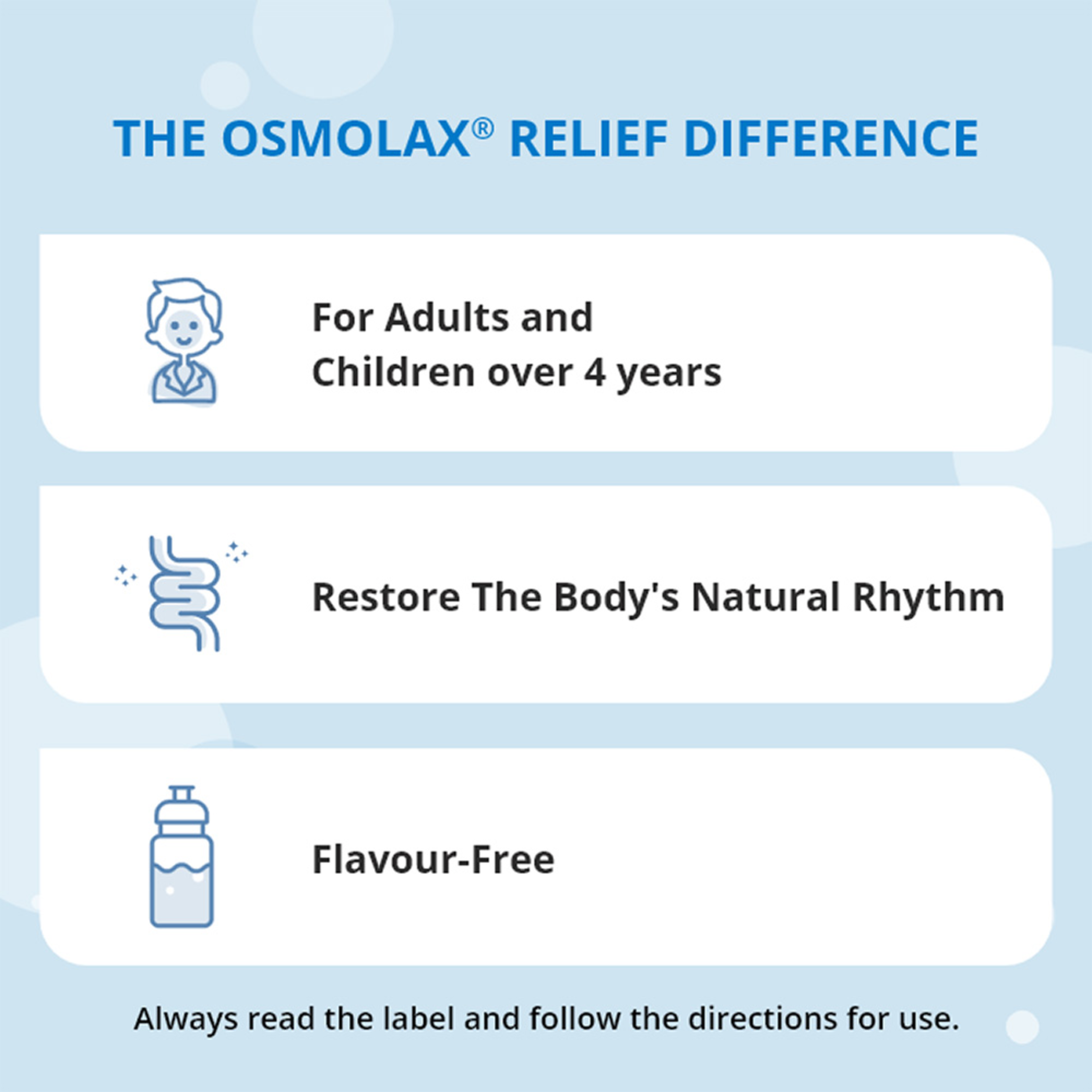 OSMOLAX RELIEF SACHETS 17G 7 PACK - Image 4