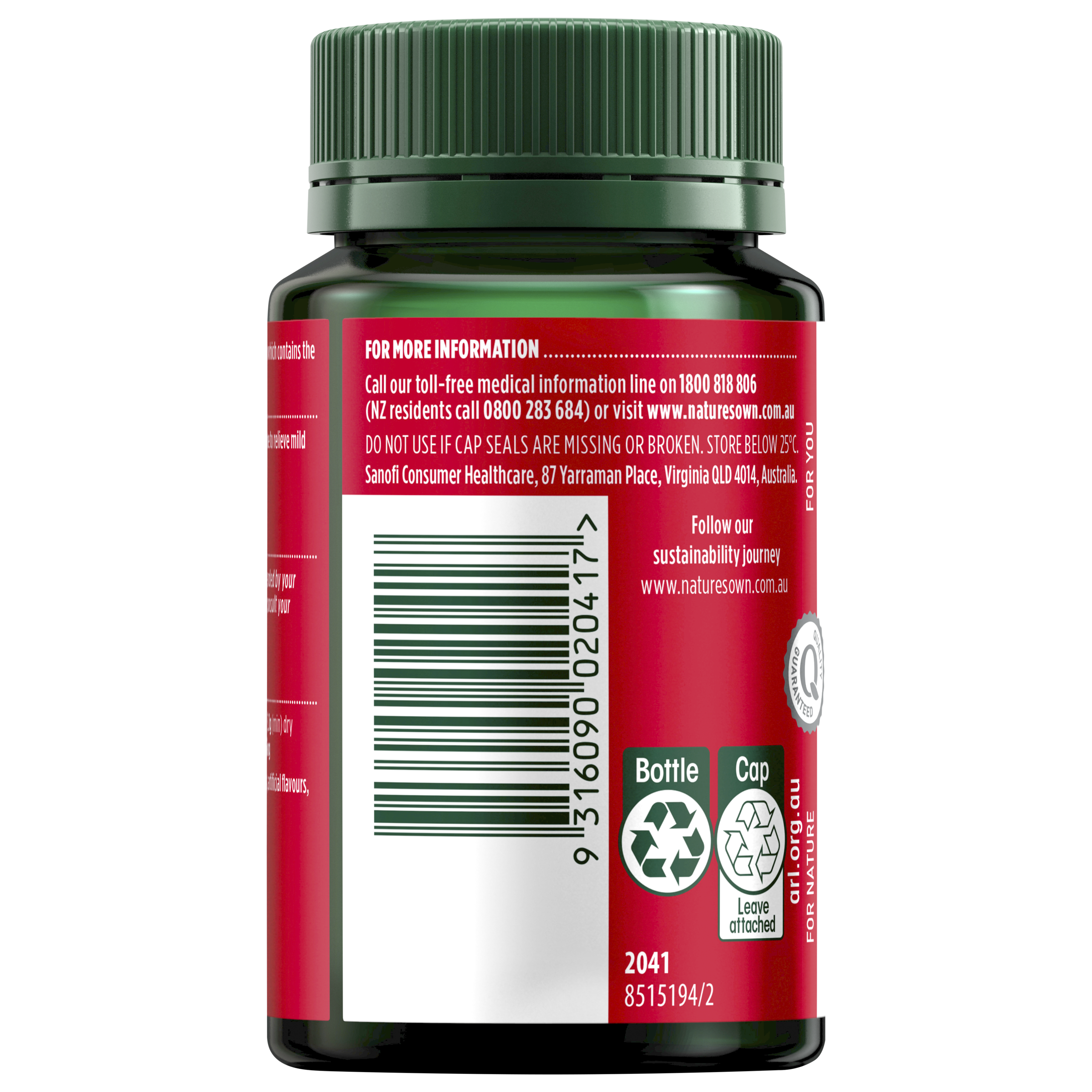 NATURES OWN CURCUMIN 60 CAPSULES - Image 4