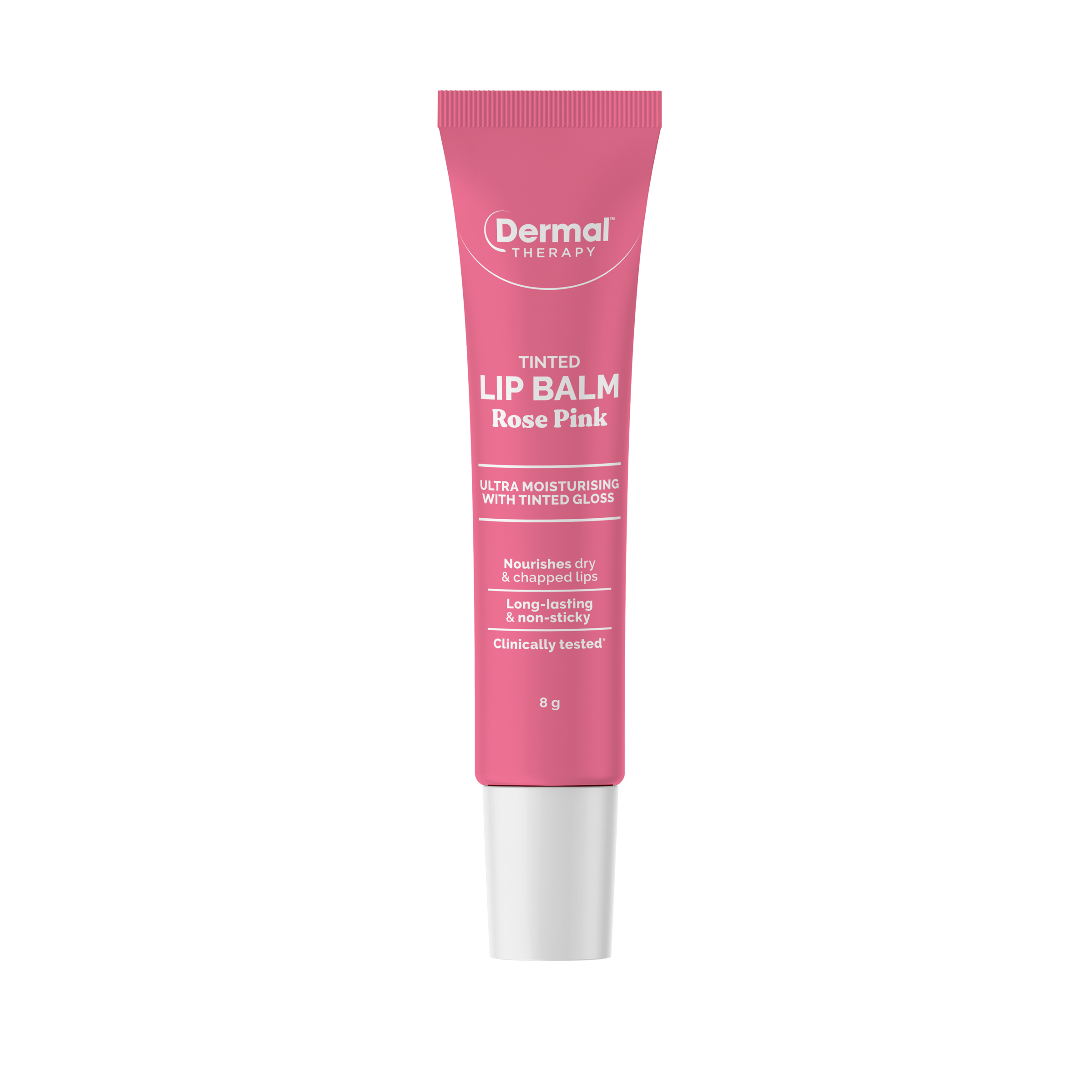 DERMAL THERAPY TINTED LIP BALM ROSE PINK 8G - Image 3