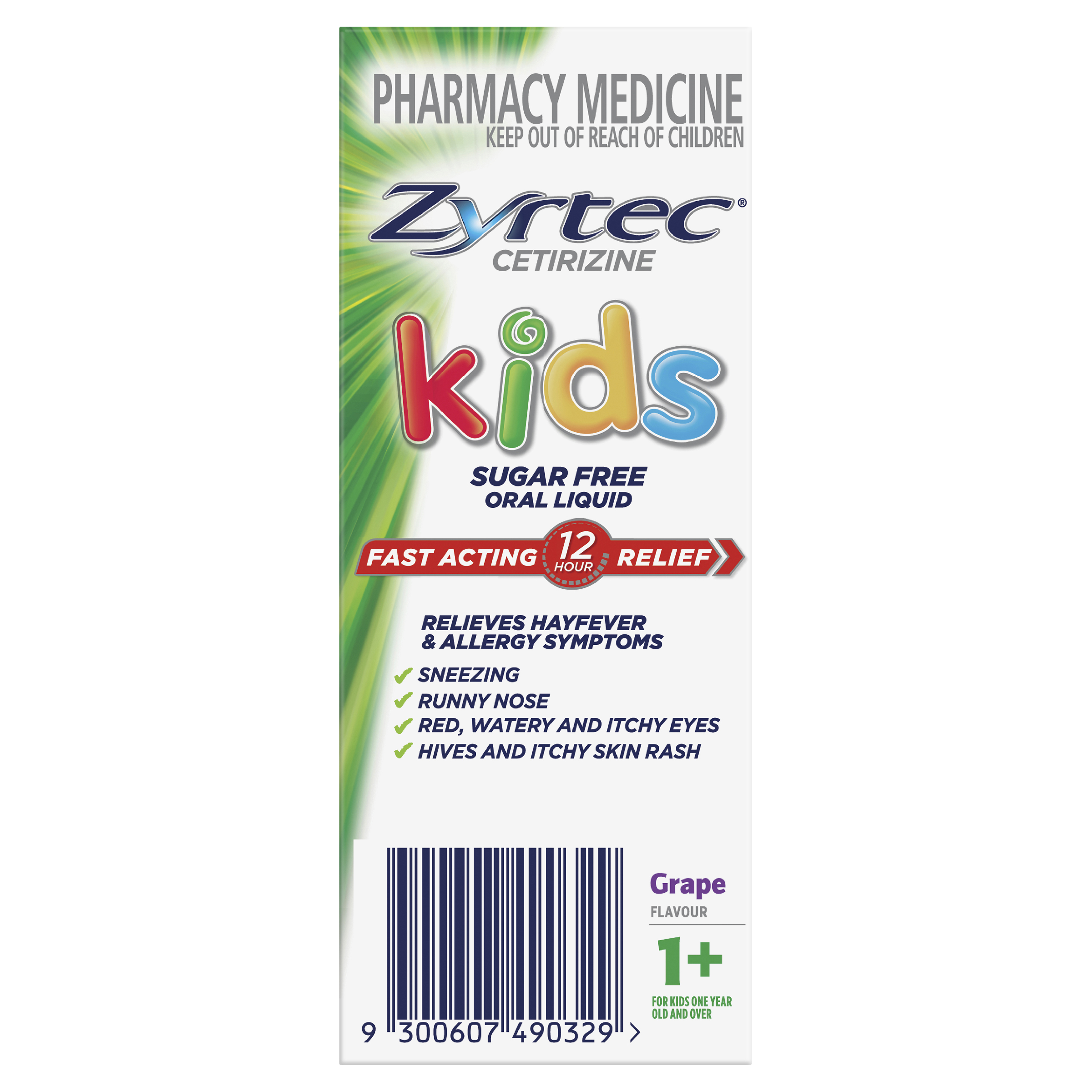 ZYRTEC KIDS LIQUID GRAPE 120ML - Image 4