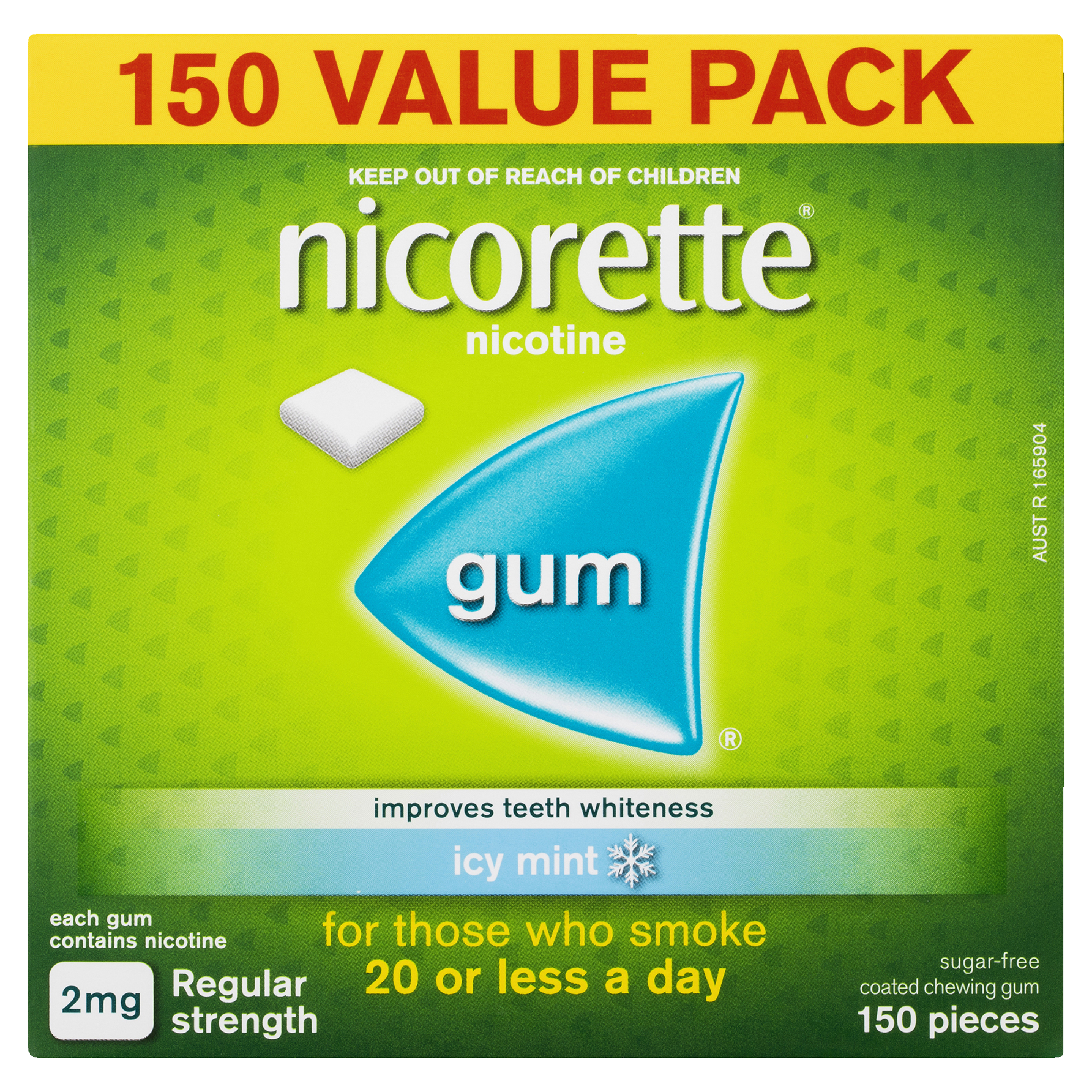 NICORETTE ICY MINT 2MG GUM 150 PACK - Image 2