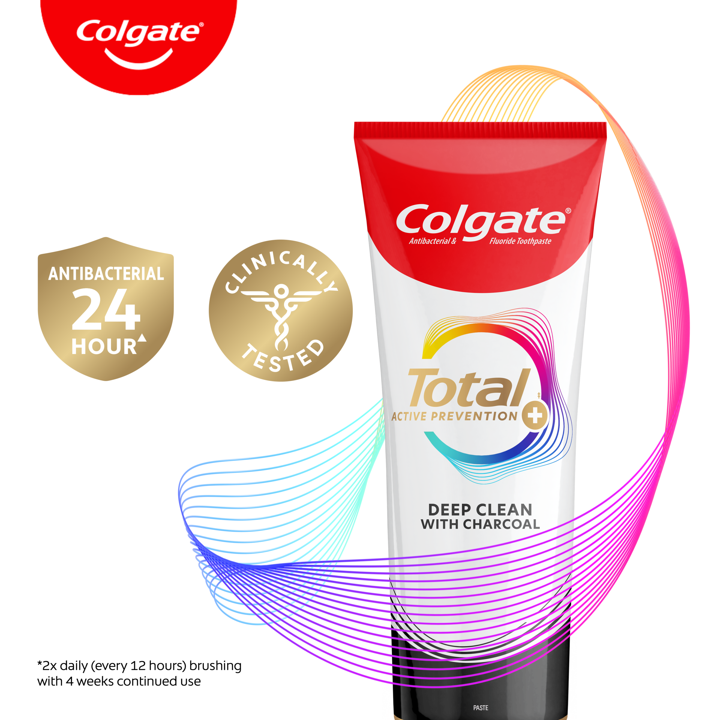 COLGATE TOOTHPASTE TOTAL CHARCOAL DEEP CLEAN 115G - Image 7