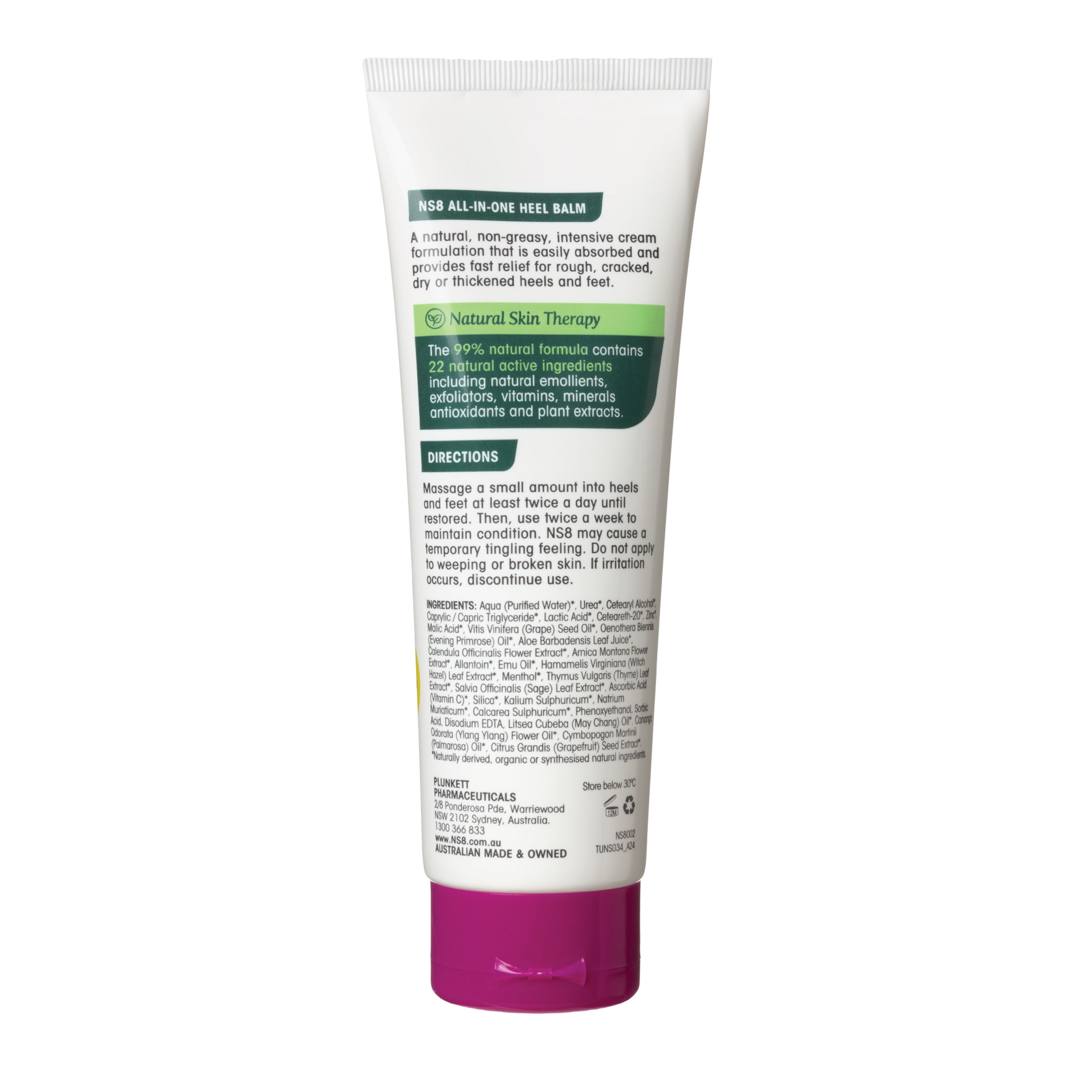 PLUNKETTS NS8 HEEL BALM COMPLEX 125ML - Image 3