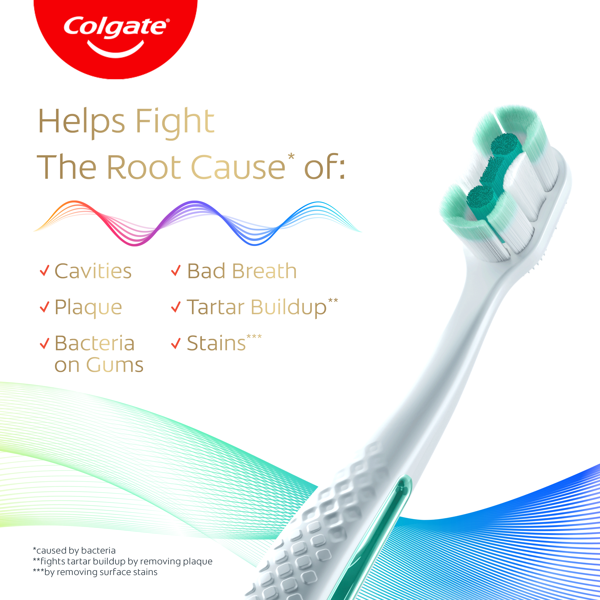 COLGATE TOOTHBRUSH TOTAL FOAMING CLEAN MEDIUM 1 PACK - Image 7