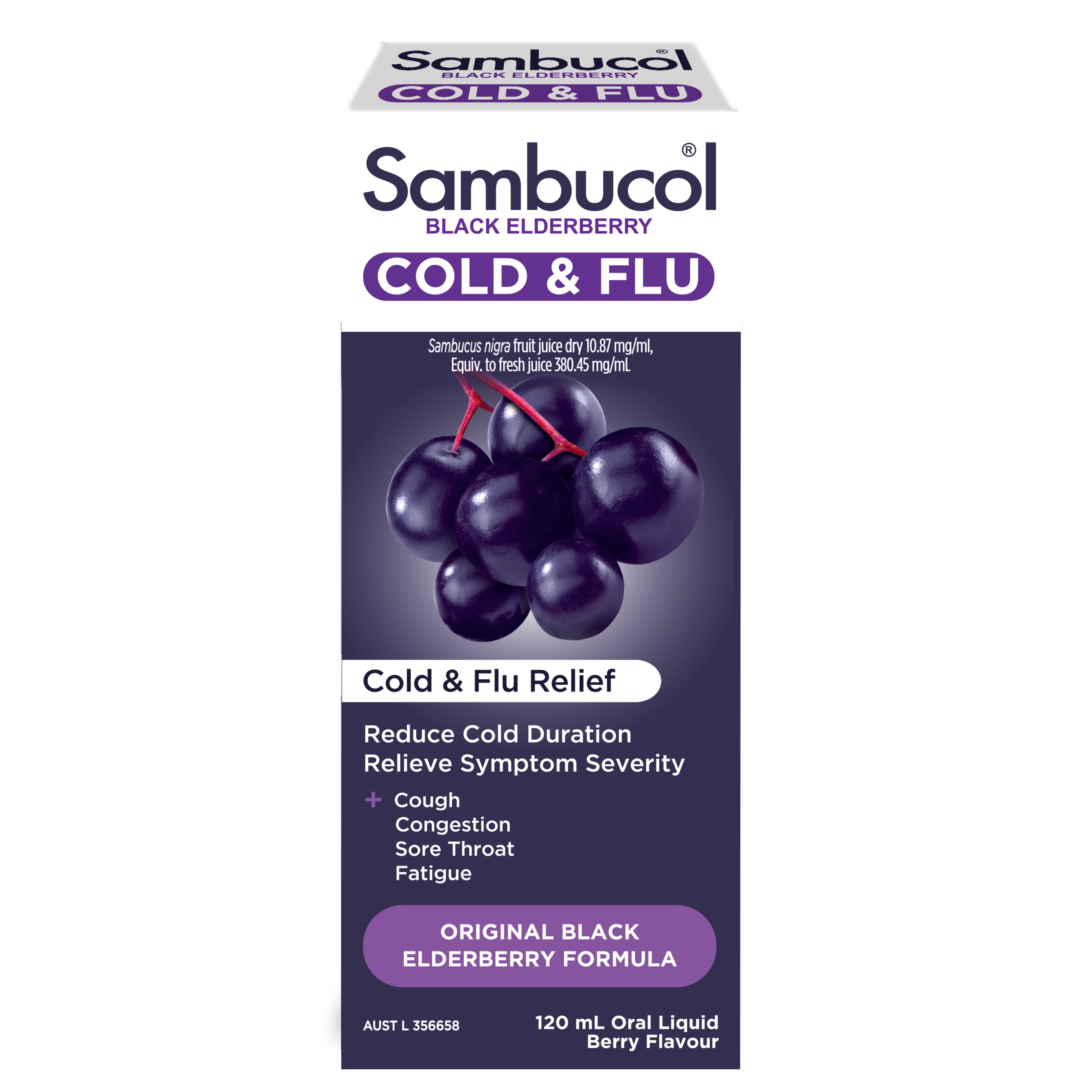 SAMBUCOL COLD & FLU LIQUID 120ML