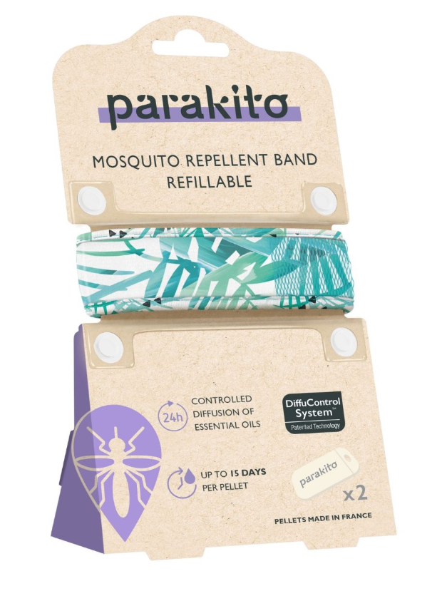 PARAKITO MOSQUITO PROTECT WRISTBAND ADULT GRAPHIC PRINT 1 PACK