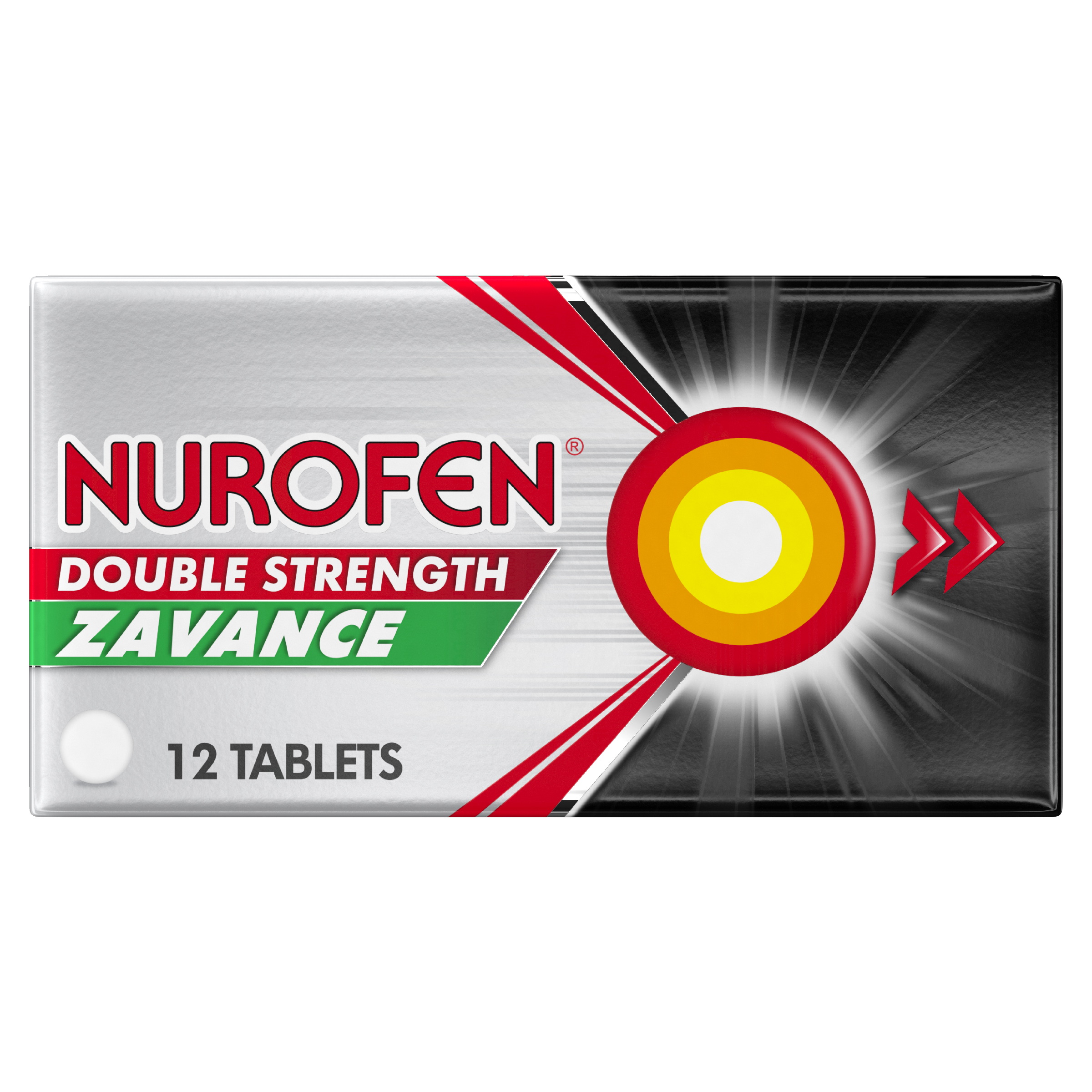 NUROFEN ZAVANCE DOUBLE STRENGTH 12 TABLETS - Image 2
